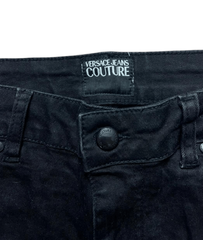 Versace Versace Jeans Couture Black denim jeans luxury 💥 Size US 33 - 7 Thumbnail