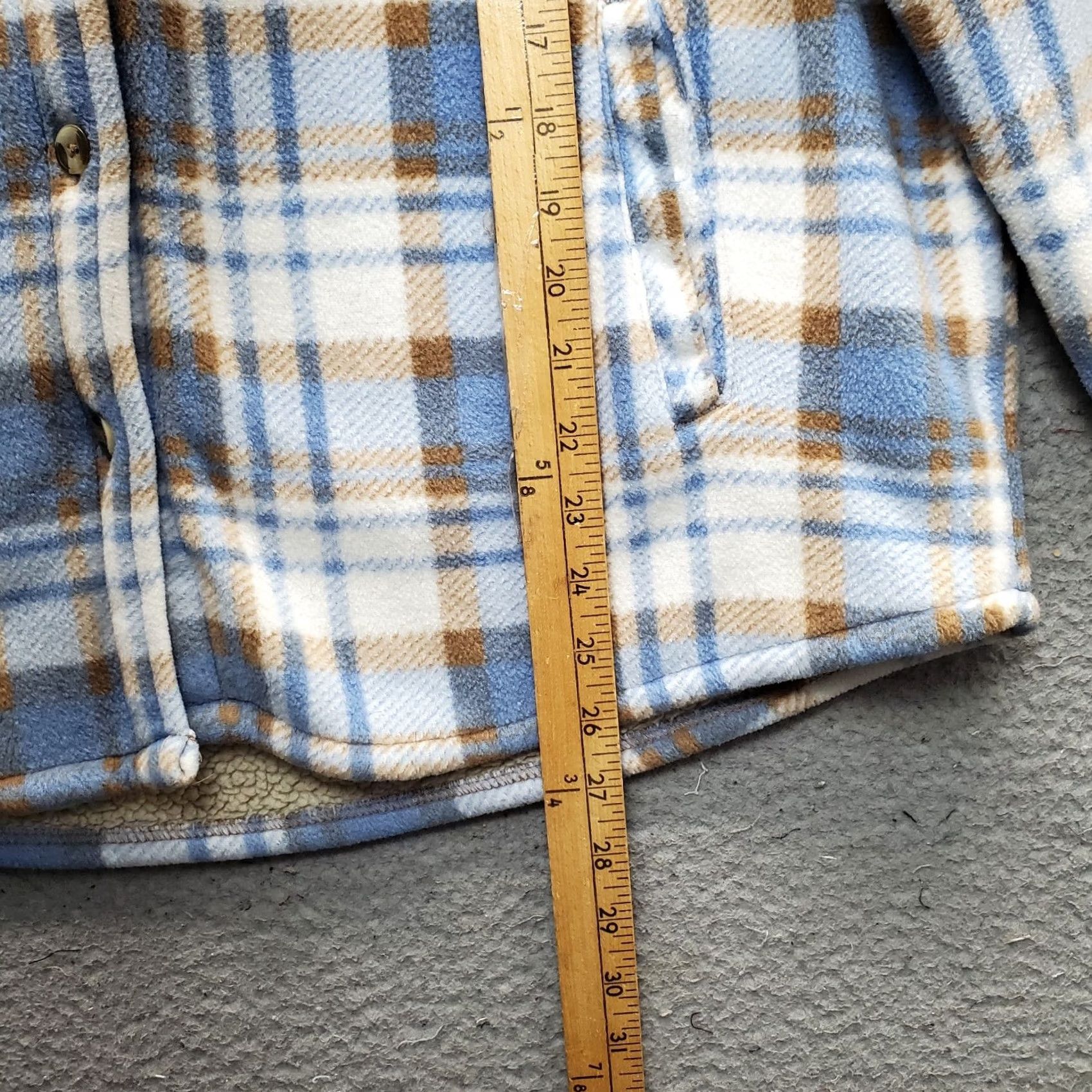 Vintage Sage Collective Jacket Womens L Multi Plaid Sherpa Lined Soft Fleece Shacket Collared Size L / US 10 / IT 46 - 3 Thumbnail