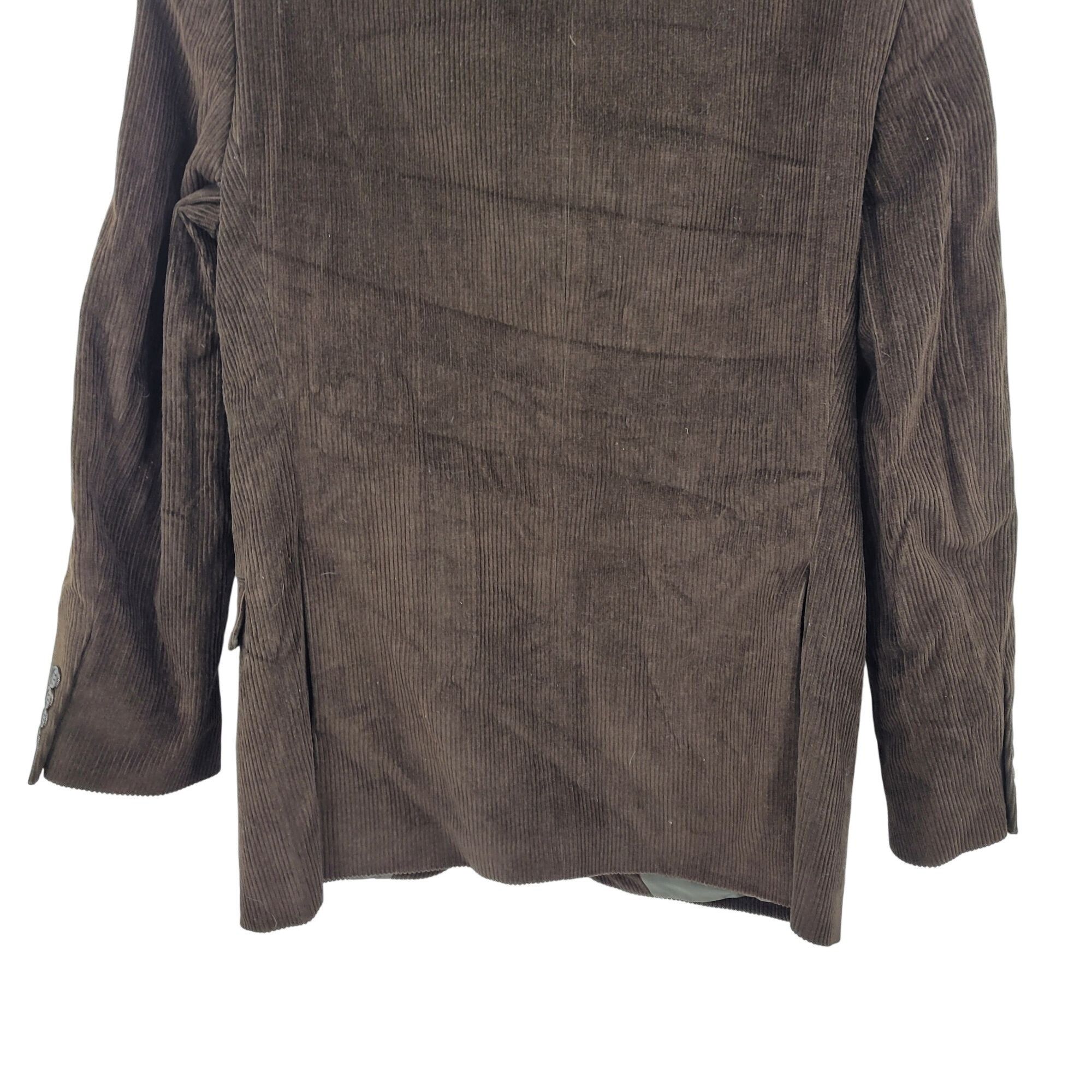 Other Giovani Mens Regular Fit Corduroy Sports Jacket 46 Brown Co Size 46R - 10 Thumbnail