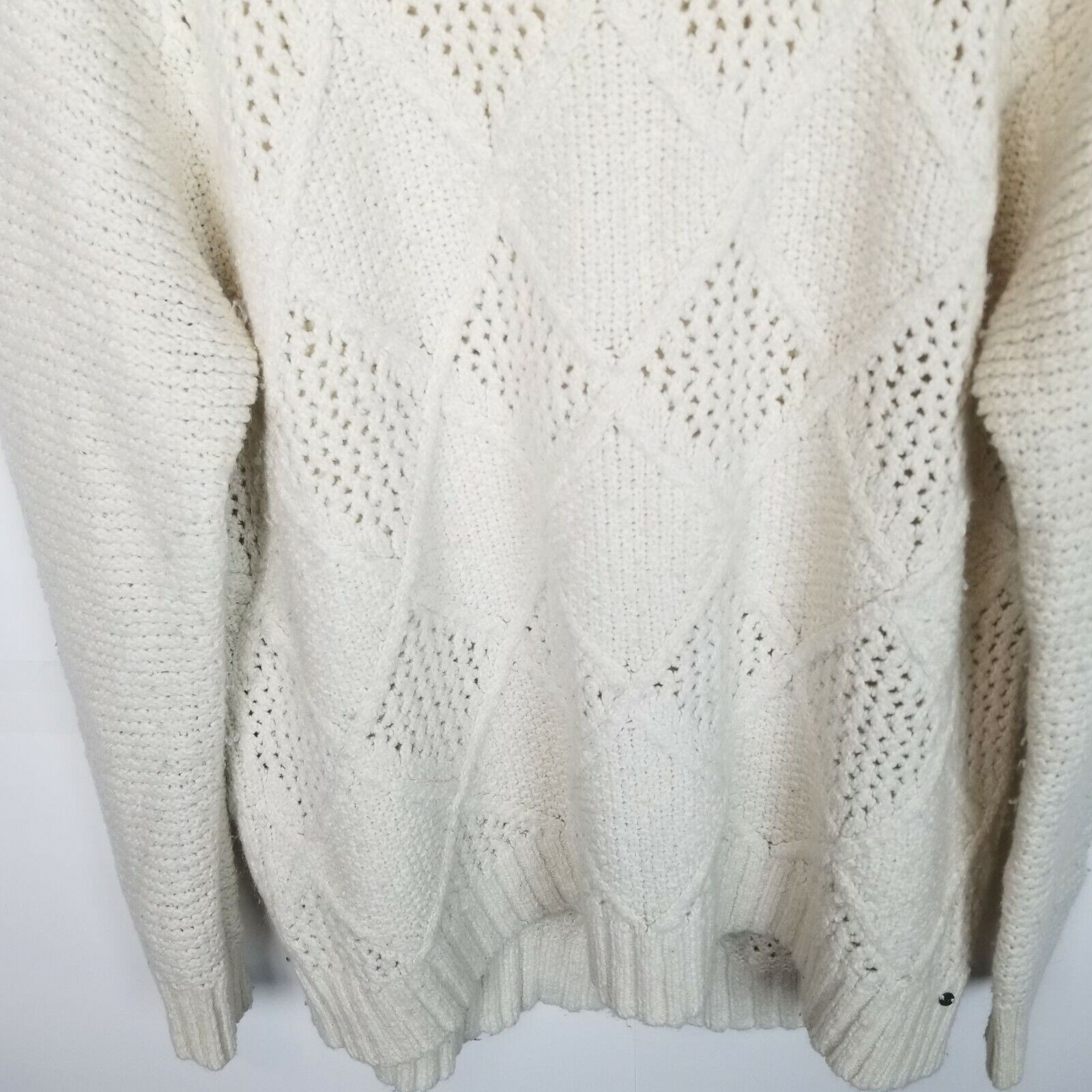 American Eagle Outfitters American Eagle Womens Wool Sweater Preppy Academia Teacher L Size L / US 10 / IT 46 - 3 Thumbnail