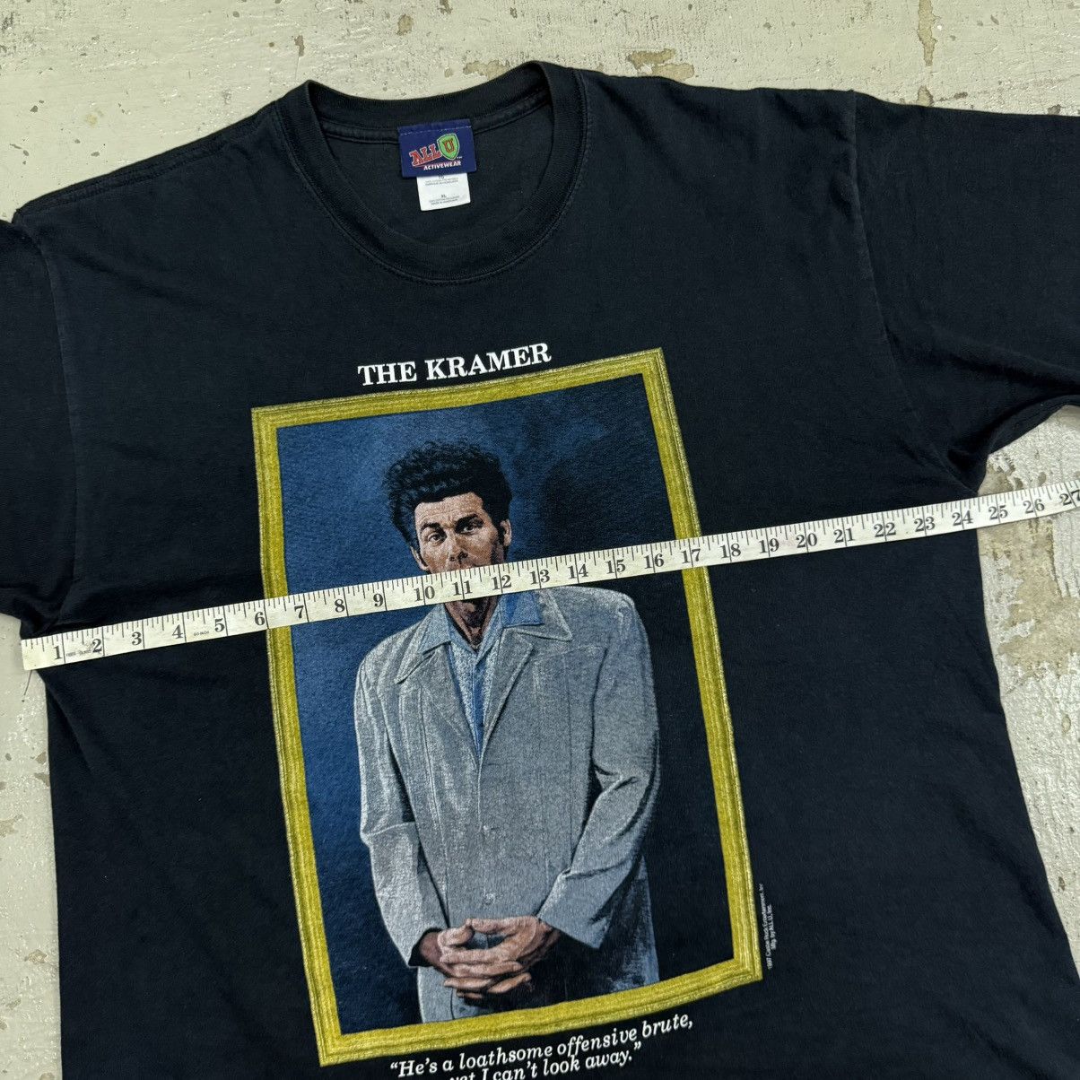 4GSELLER Vintage Seinfeld The Kramer Thrashed TV Show Promo T-Shirt Size US XL / EU 56 / 4 - 3 Thumbnail