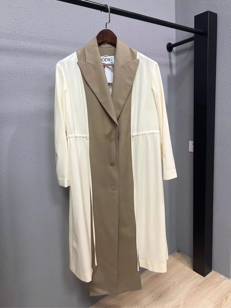 Loewe loewe 34Color-blocked trench coat 2505-Nextarrow Size US S / EU 44-46 / 1 - 1 Thumbnail