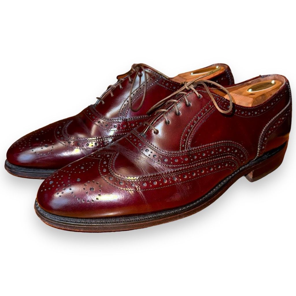 Hanover Hanover Handmade in USA Wingtip Oxford Dress Shoes 9.5 Size US 9.5 / EU 42-43 - 3 Thumbnail