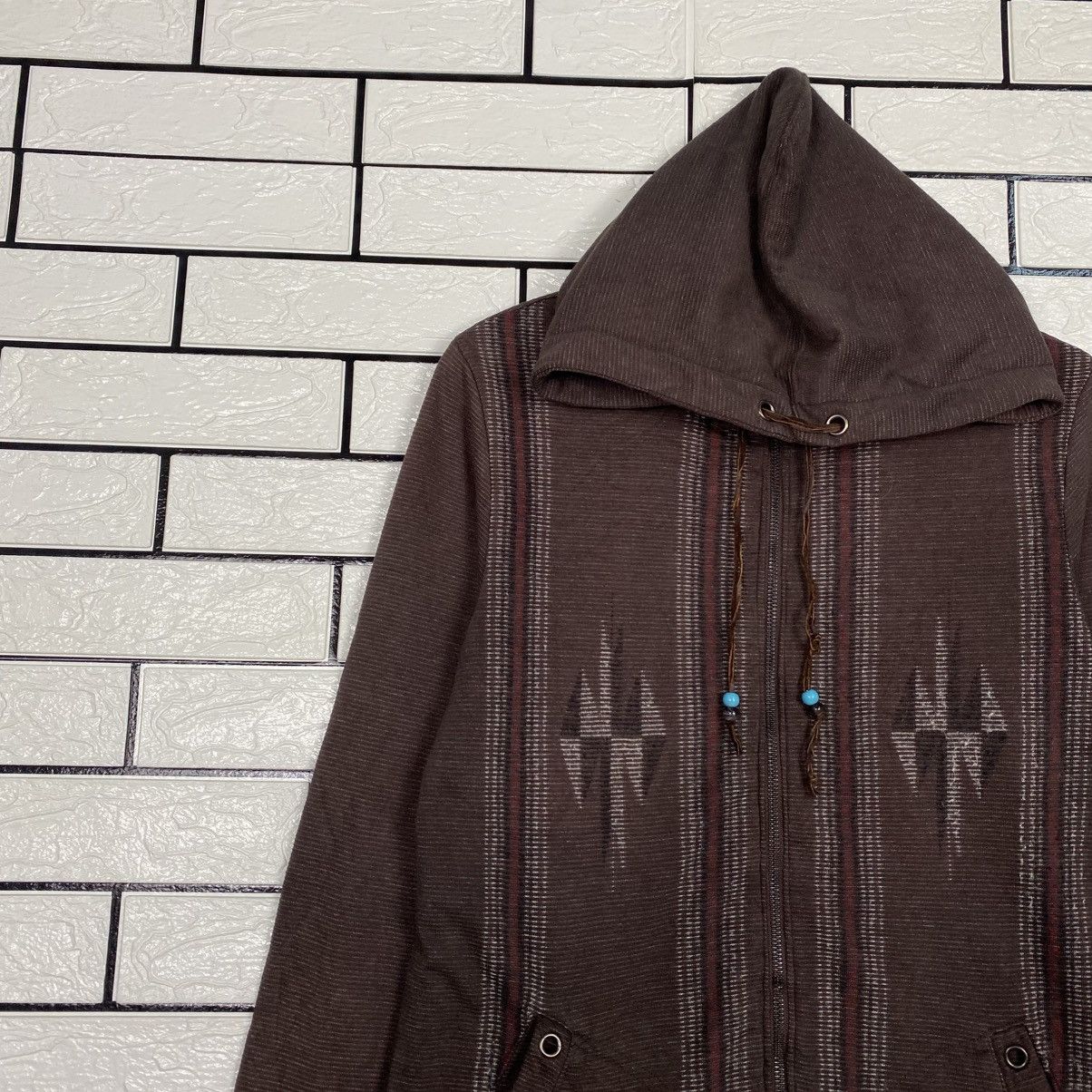 Japanese Brand 📌Herritage Stone Navajo Chimayo Zipper Hoodie Native Design Size US M / EU 48-50 / 2 - 8 Thumbnail