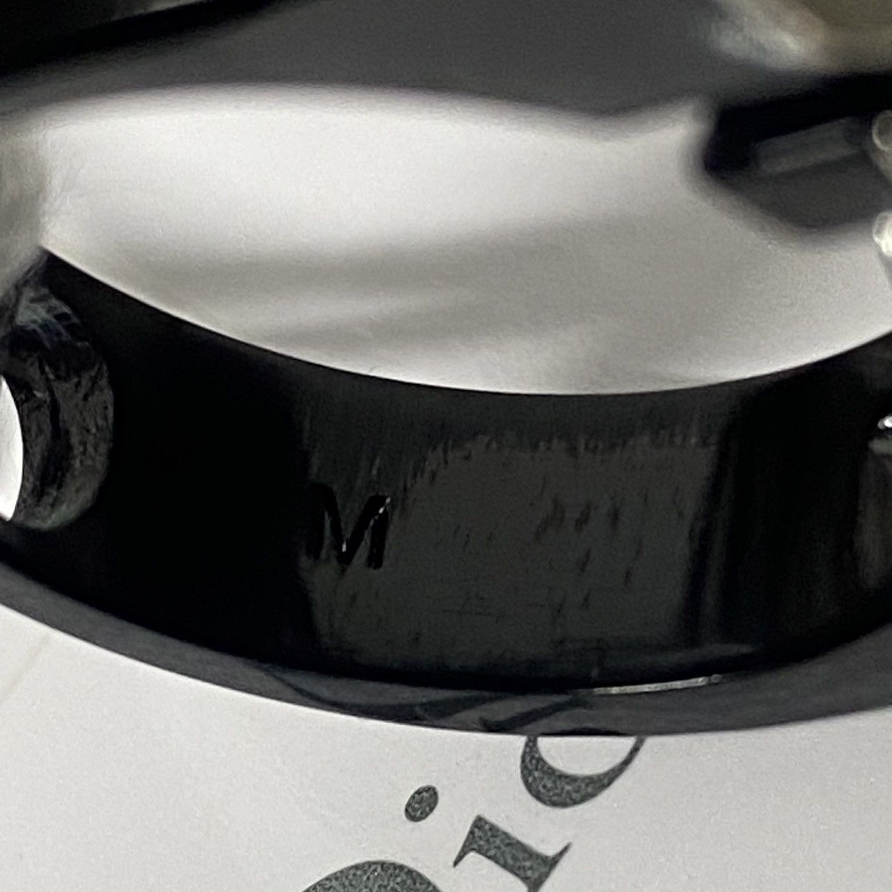 Dior Dior mens ring silver comic oblique monogram jewelry chain Size ONE SIZE - 6 Thumbnail