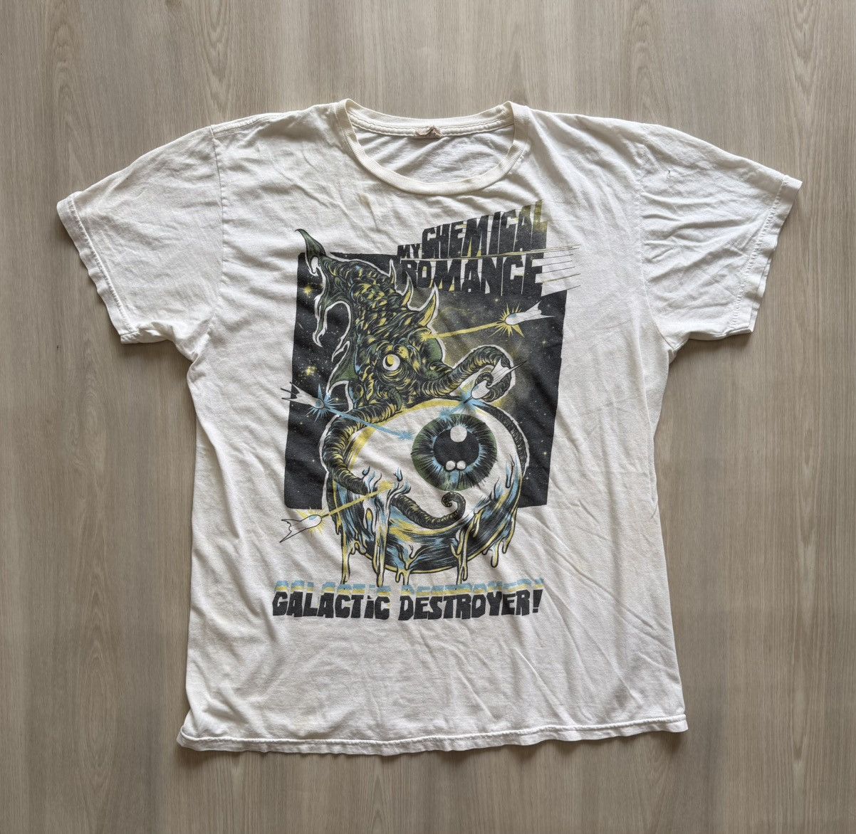 Vintage Vintage 2010 My Chemical Romance Galactic Destroyer Tee Sz S Size US S / EU 44-46 / 1 - 1 Thumbnail