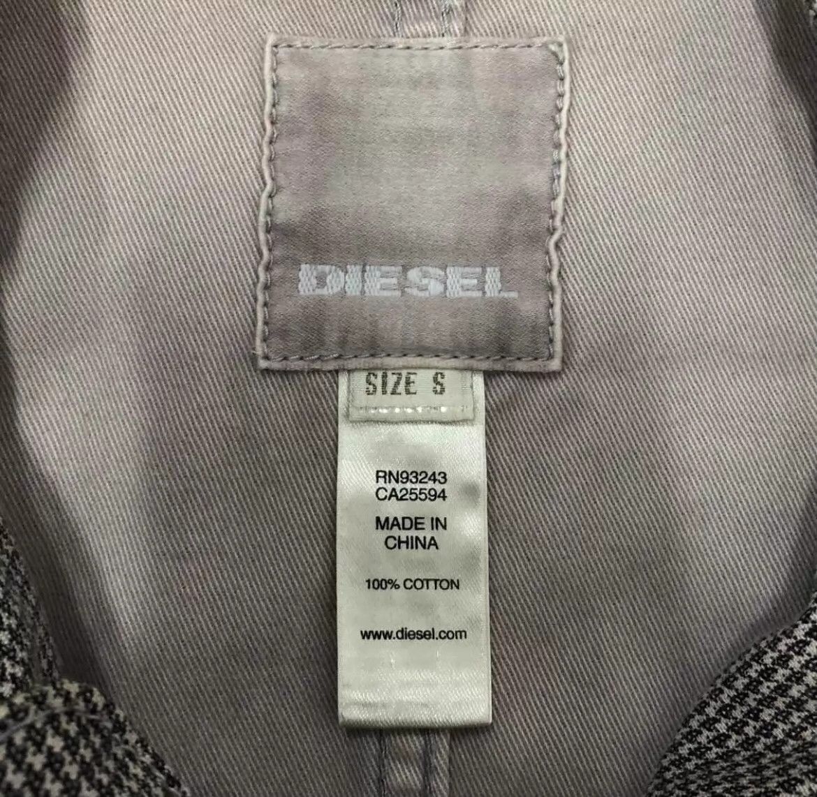 Diesel Diesel Vintage Biker Zip Shoulder Pad Jacket Size US S / EU 44-46 / 1 - 3 Thumbnail