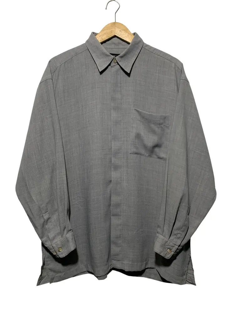 Issey Miyake Issey Miyake hidden button linen shirt Size US XL / EU 56 / 4 - 1 Thumbnail