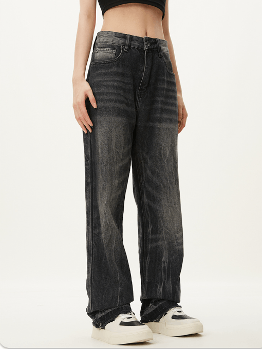 Japanese Brand × Jean American wide-leg loose cleanfit retro casual jeans Size US 32 / EU 48 - 3 Thumbnail