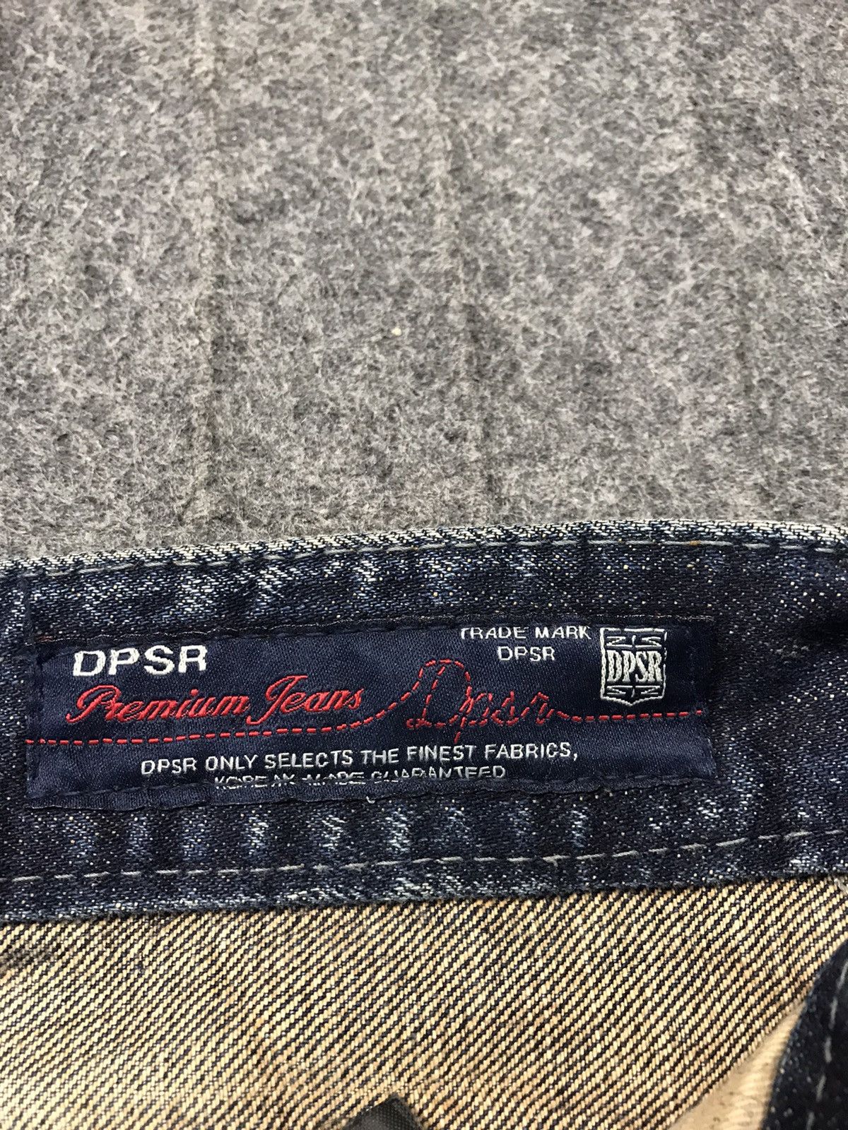 Japanese Brand Dpsr Denim People Republic Whisker Indigo Denim Jean Size US 33 - 8 Thumbnail