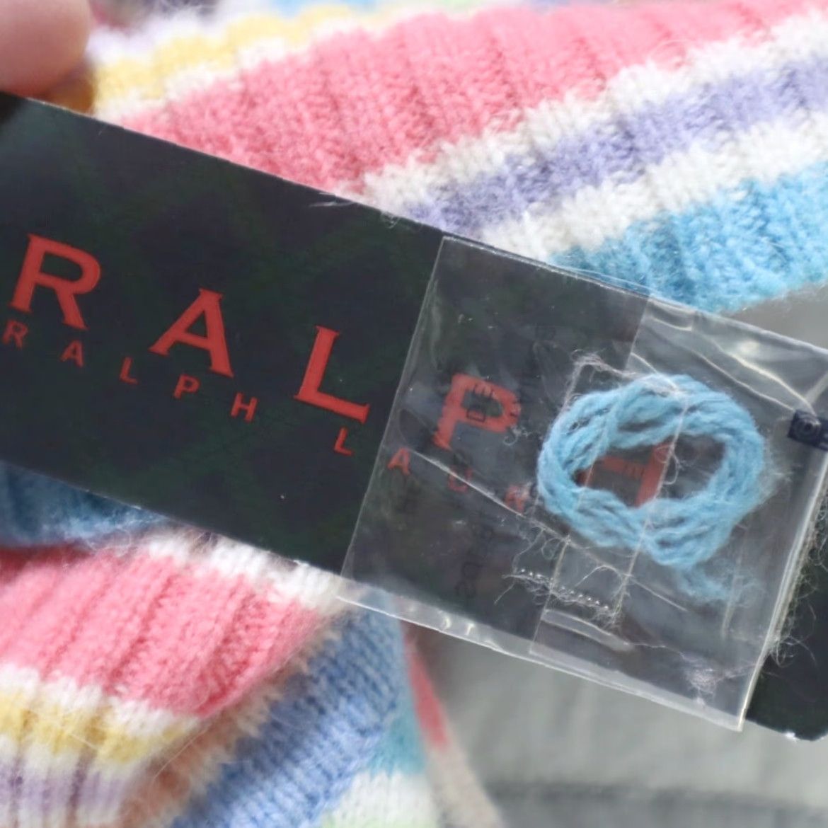 Ralph Lauren Ralph Lauren Turtleneck Sweater Small Rainbow Stripe Lambswool Angora Size S / US 4 / IT 40 - 5 Thumbnail