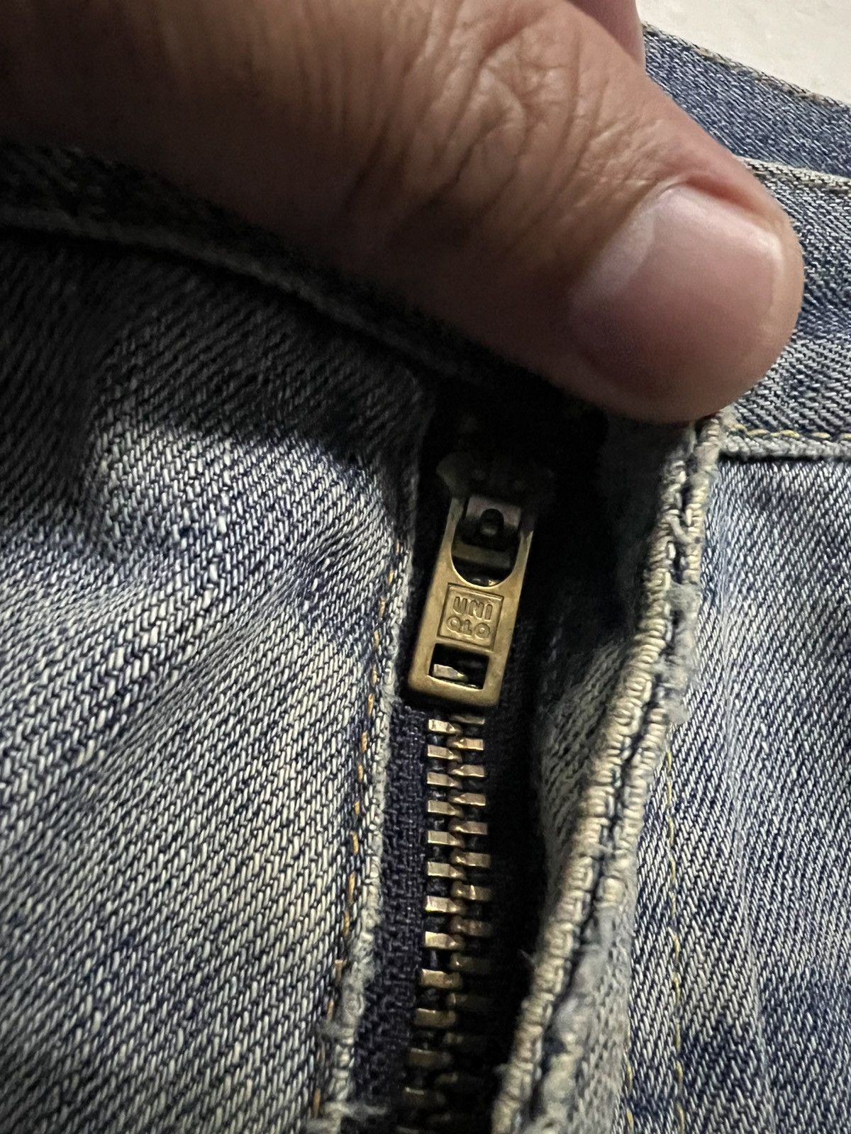 Japanese Brand × Uniqlo × Vintage Japanese Brand Uniqlo Vintage S002 Distressed Jean Size US 35 - 12 Thumbnail