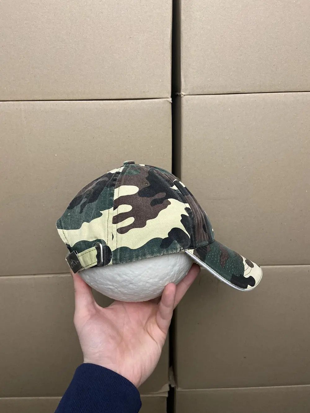 Vintage VINTAGE CAMO FADED CAP DAD HAT Y2K STREETWEAR WORKWEAR SKATE Size ONE SIZE - 4 Thumbnail