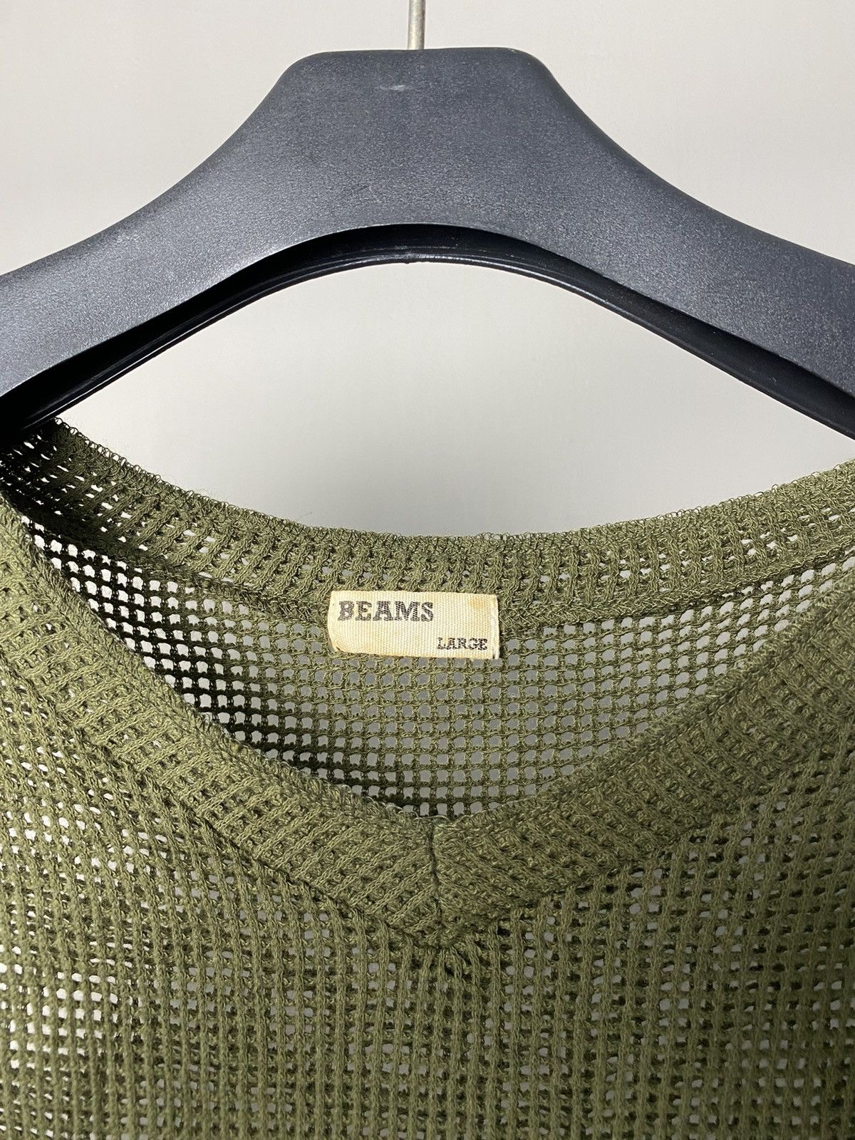 If Six Was Nine × Japanese Brand Vintage Beams Fishnet Tshirt Size US L / EU 52-54 / 3 - 5 Thumbnail