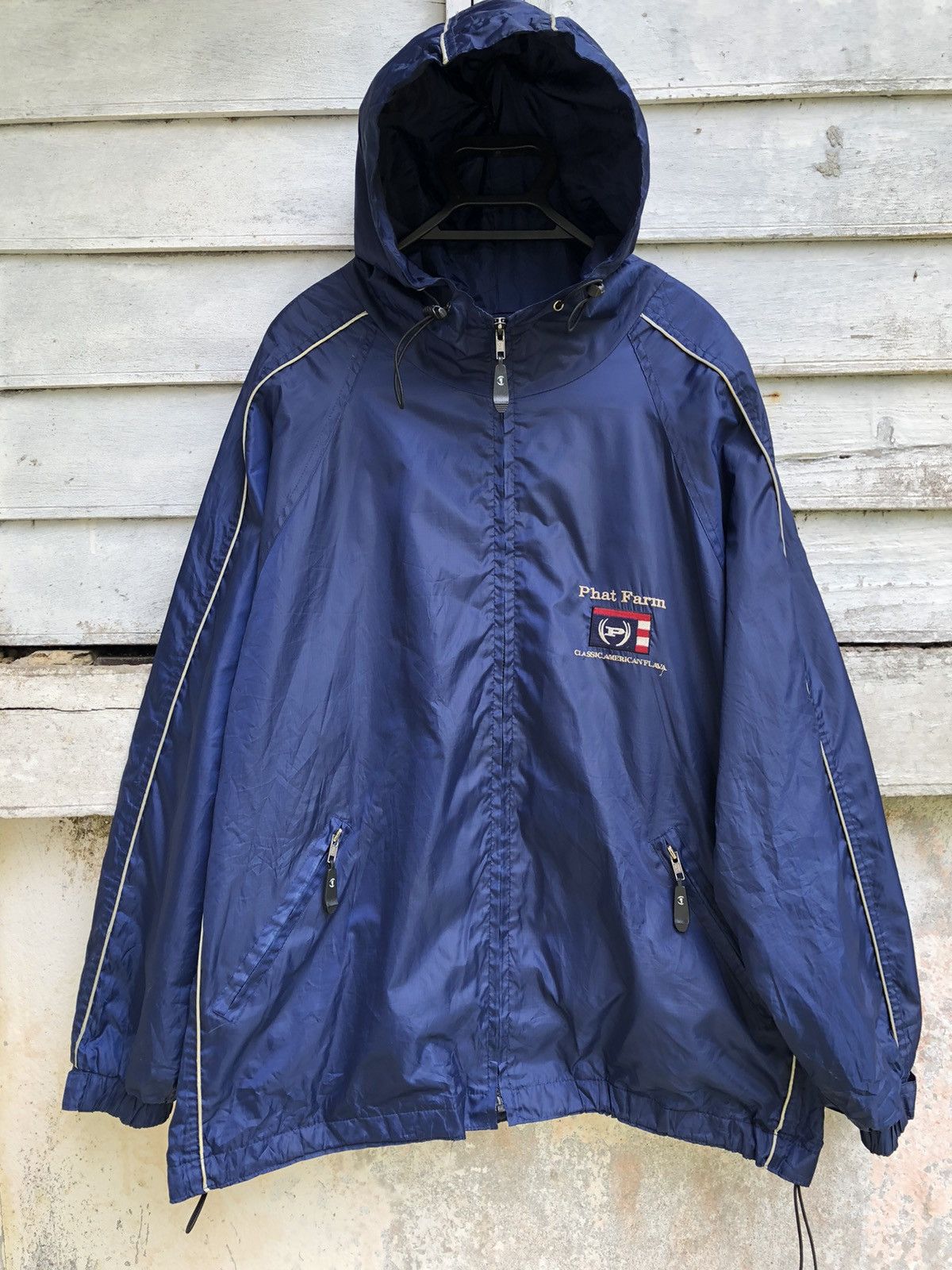 JNCO × Phat Farm Vintage Oversized Phat Farm Big Logo Windbreaker Size US L / EU 52-54 / 3 - 4 Thumbnail
