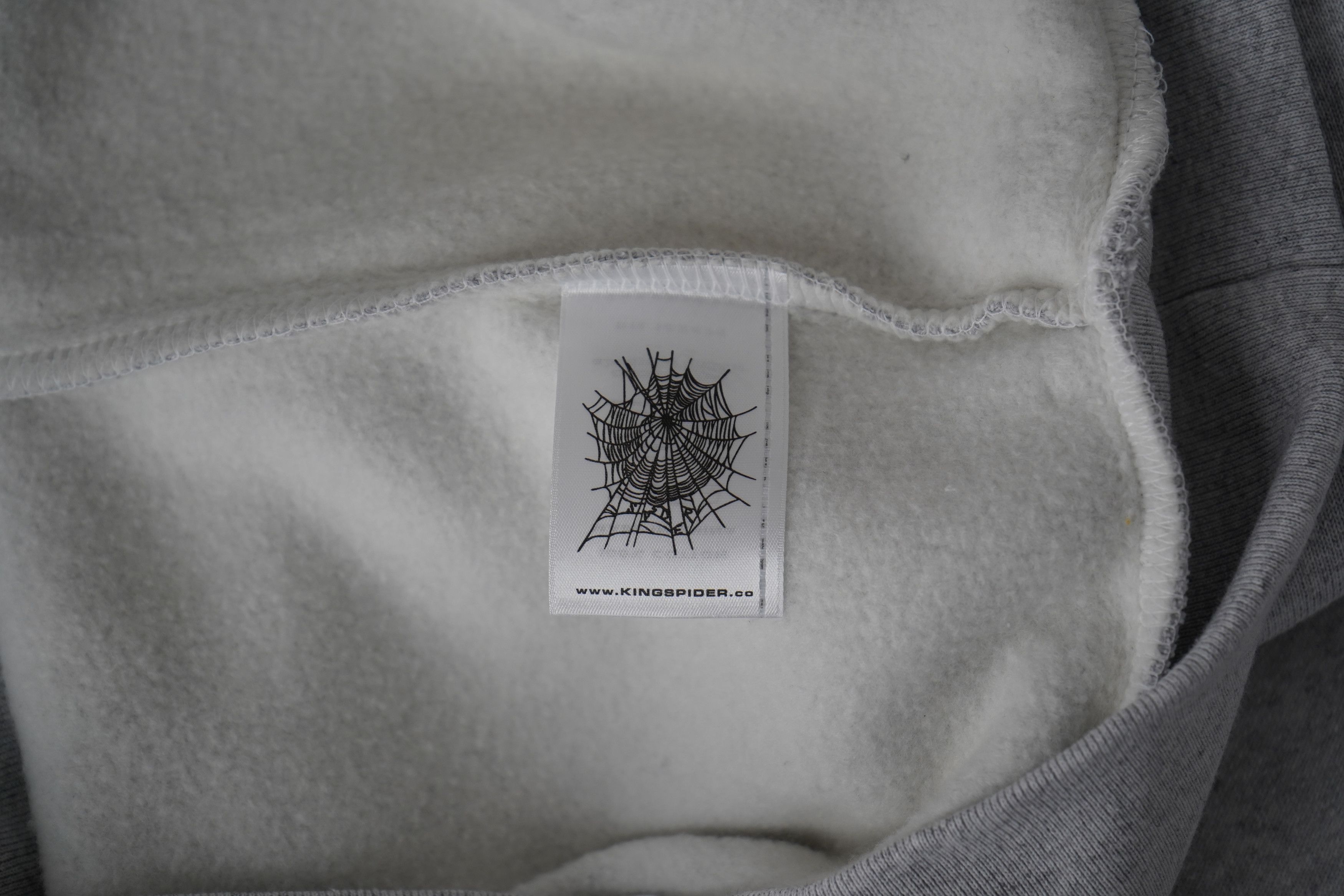 Sp5der Sp5der - Souvenir Hoodie (I Love Sp5der) - Heather Grey, M Size US M / EU 48-50 / 2 - 8 Thumbnail