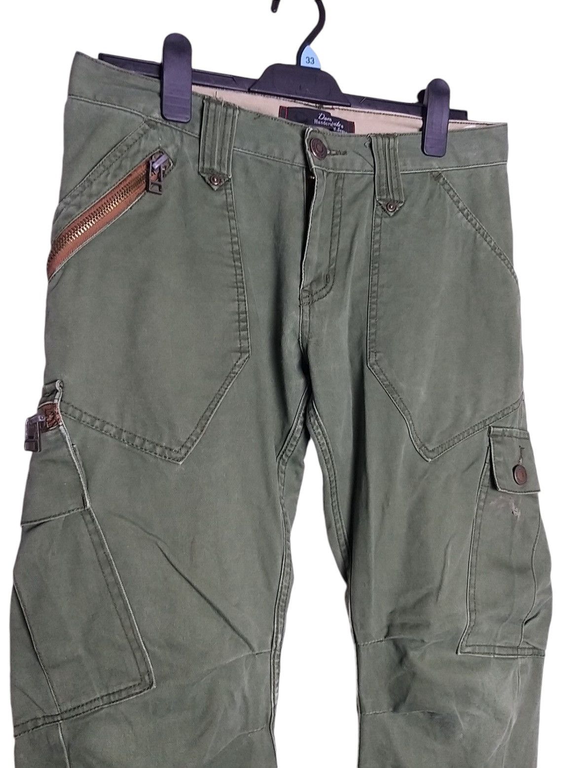 Japanese Brand SICK🔥DOMINATE HANDCRAFTED JEANS CARGO UTILITY PANT Size US 32 / EU 48 - 3 Thumbnail