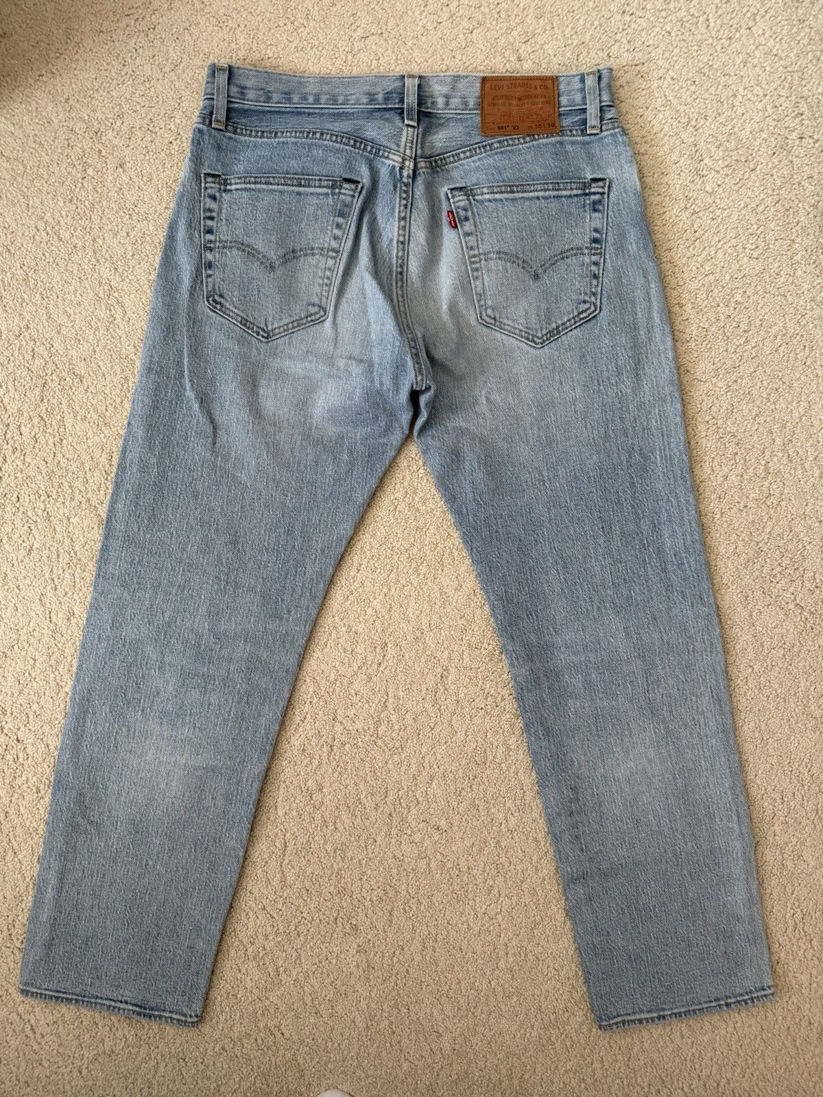 Levi's × Levi's Vintage Clothing × Vintage Levi's 501 93 Straight Leg Jeans THISTLE SUBTLE Size 30 x 30 Size US 30 / EU 46 - 2 Thumbnail