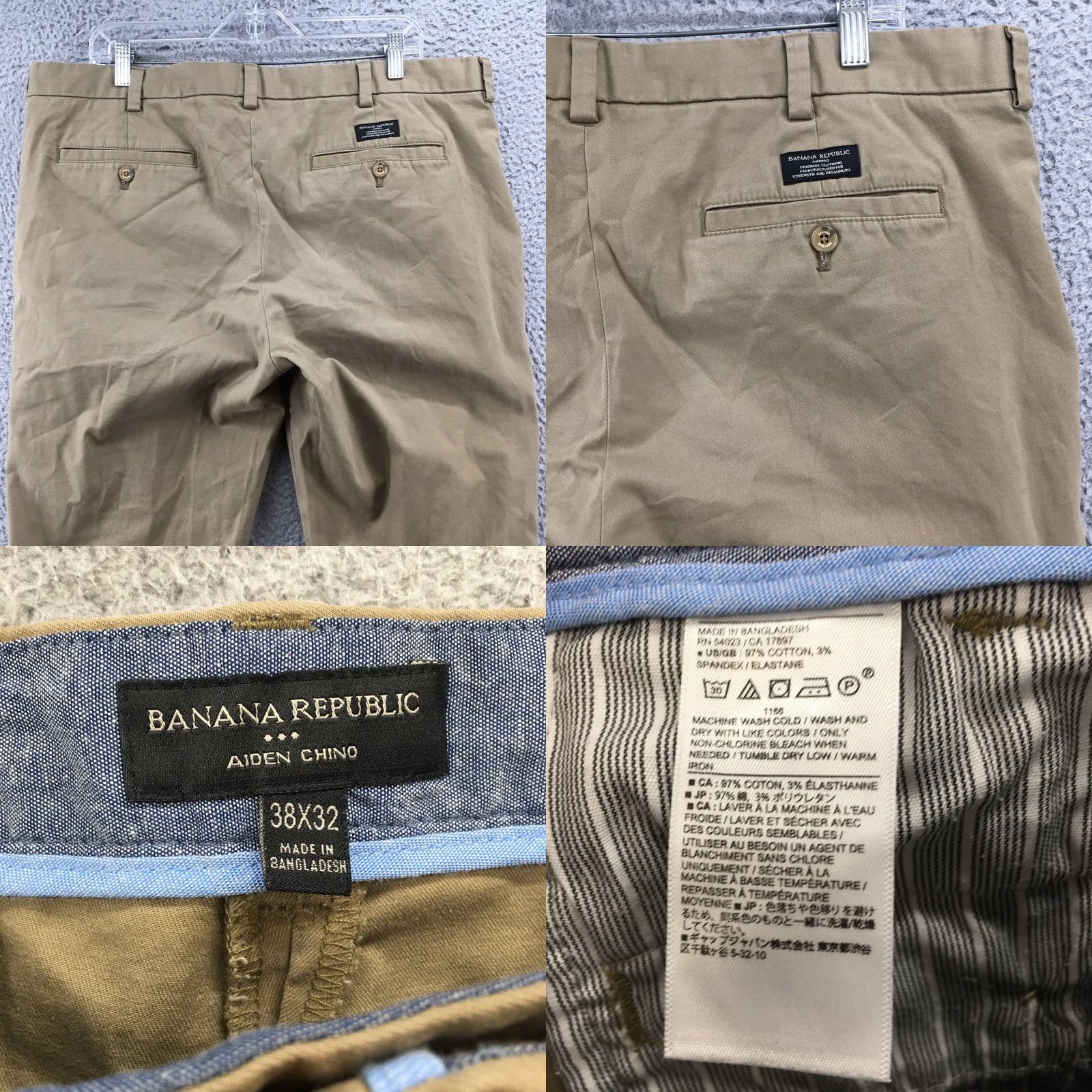 Banana Republic Banana Republic Aiden Chino Pants Womens 38 Beige High Rise Zip Size 26" / US 2 / IT 38 - 9 Thumbnail