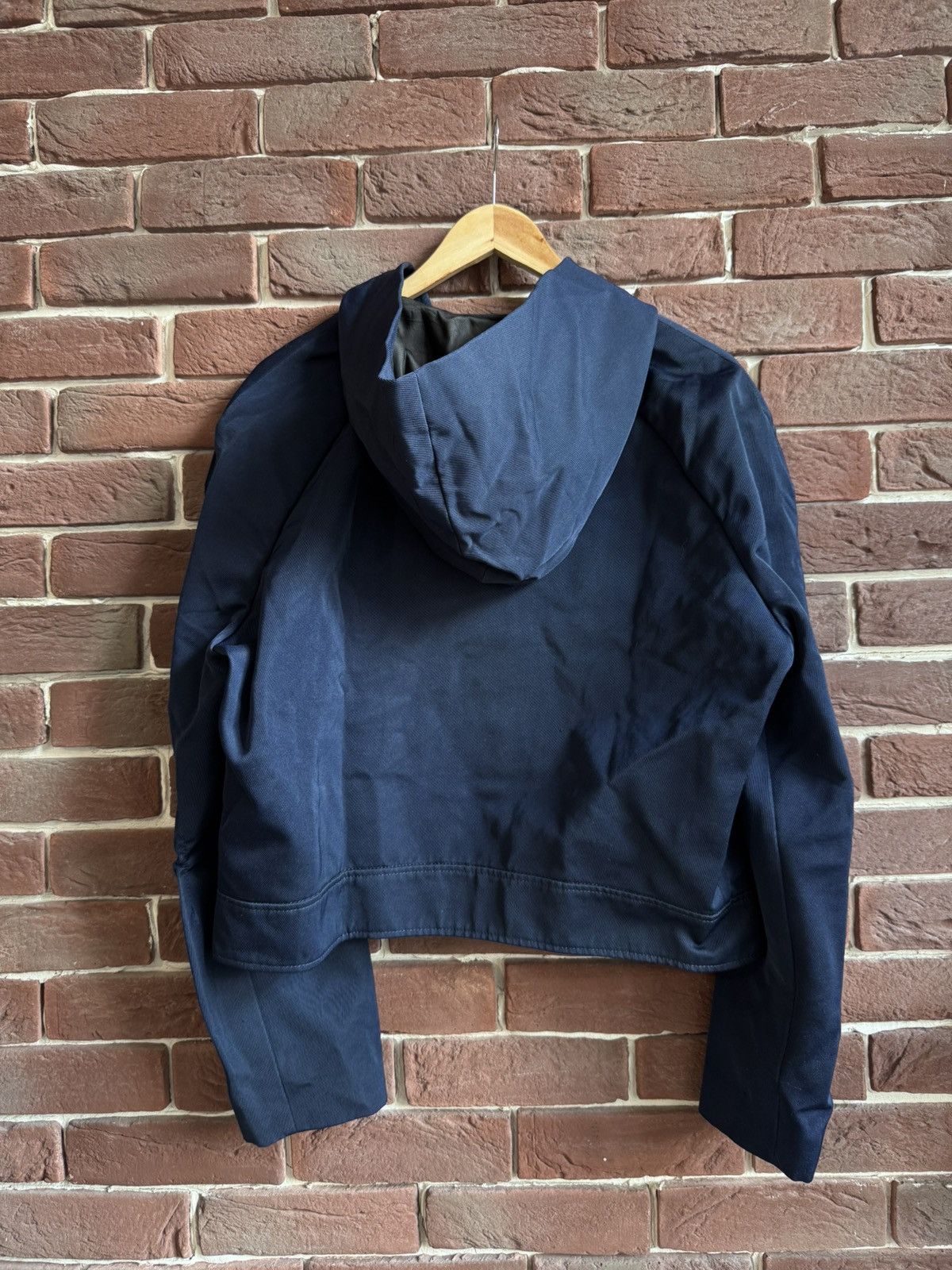 Acne Studios Acne Studios Cropped Boxy Jacket Like Active Workwear Navy M Size US M / EU 48-50 / 2 - 3 Thumbnail