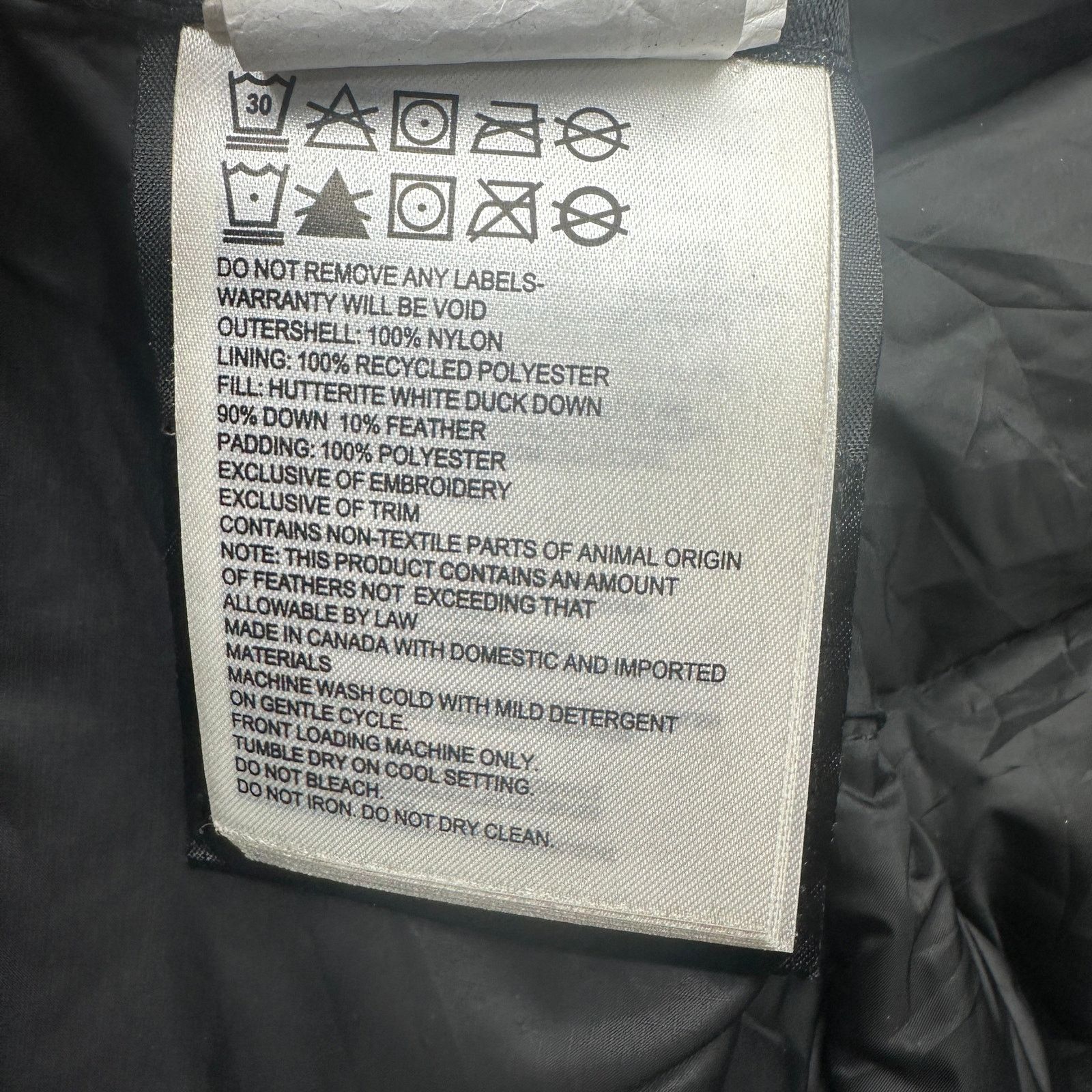 Canada Goose Canada Goose Lodge Jacket 5056M Black Mens Small PATCHED Size US S / EU 44-46 / 1 - 13 Thumbnail