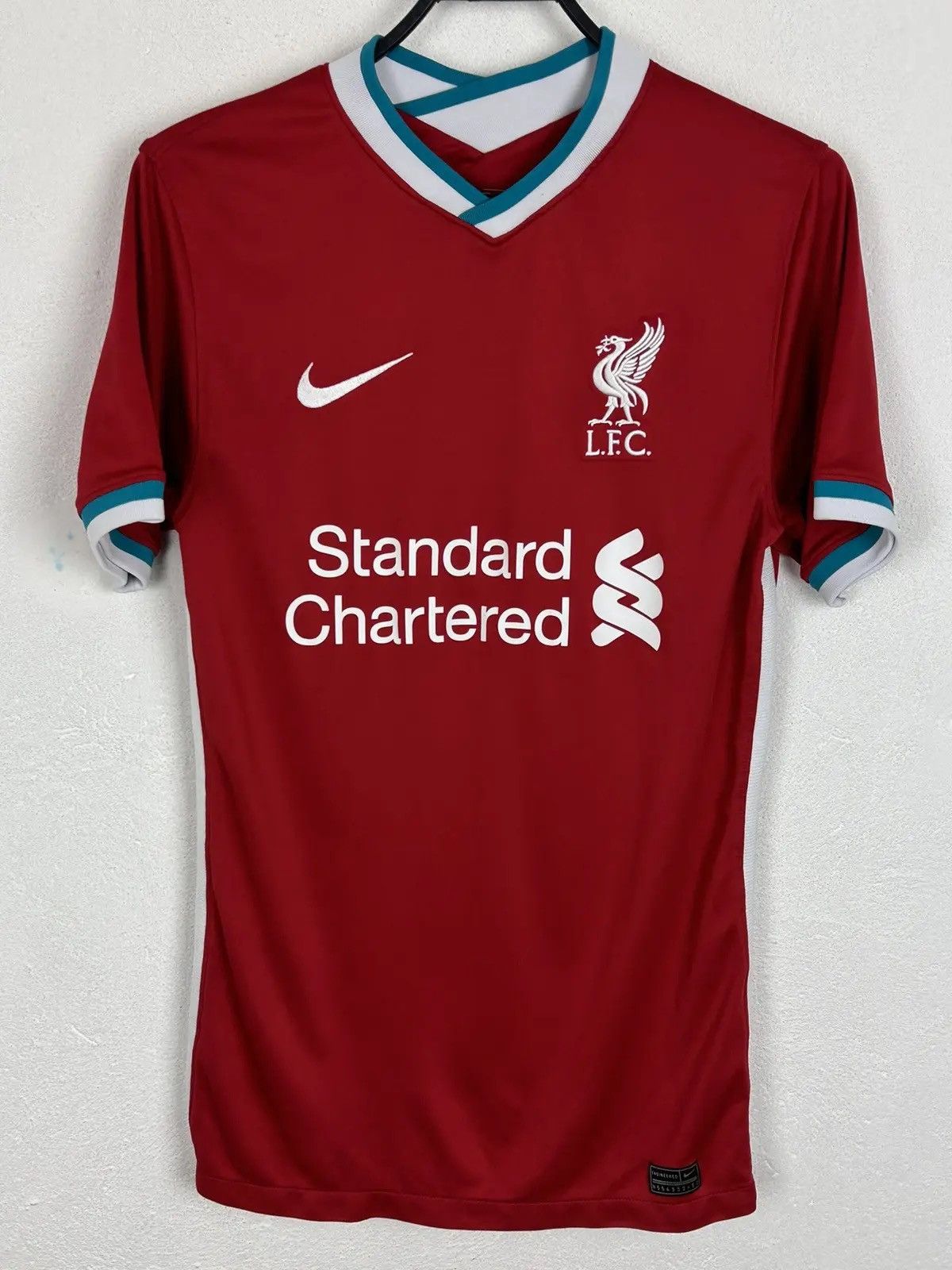 Nike Nike x Liverpool FC 2020/21 Home Kit Soccer Jersey Size US S / EU 44-46 / 1 - 1 Thumbnail