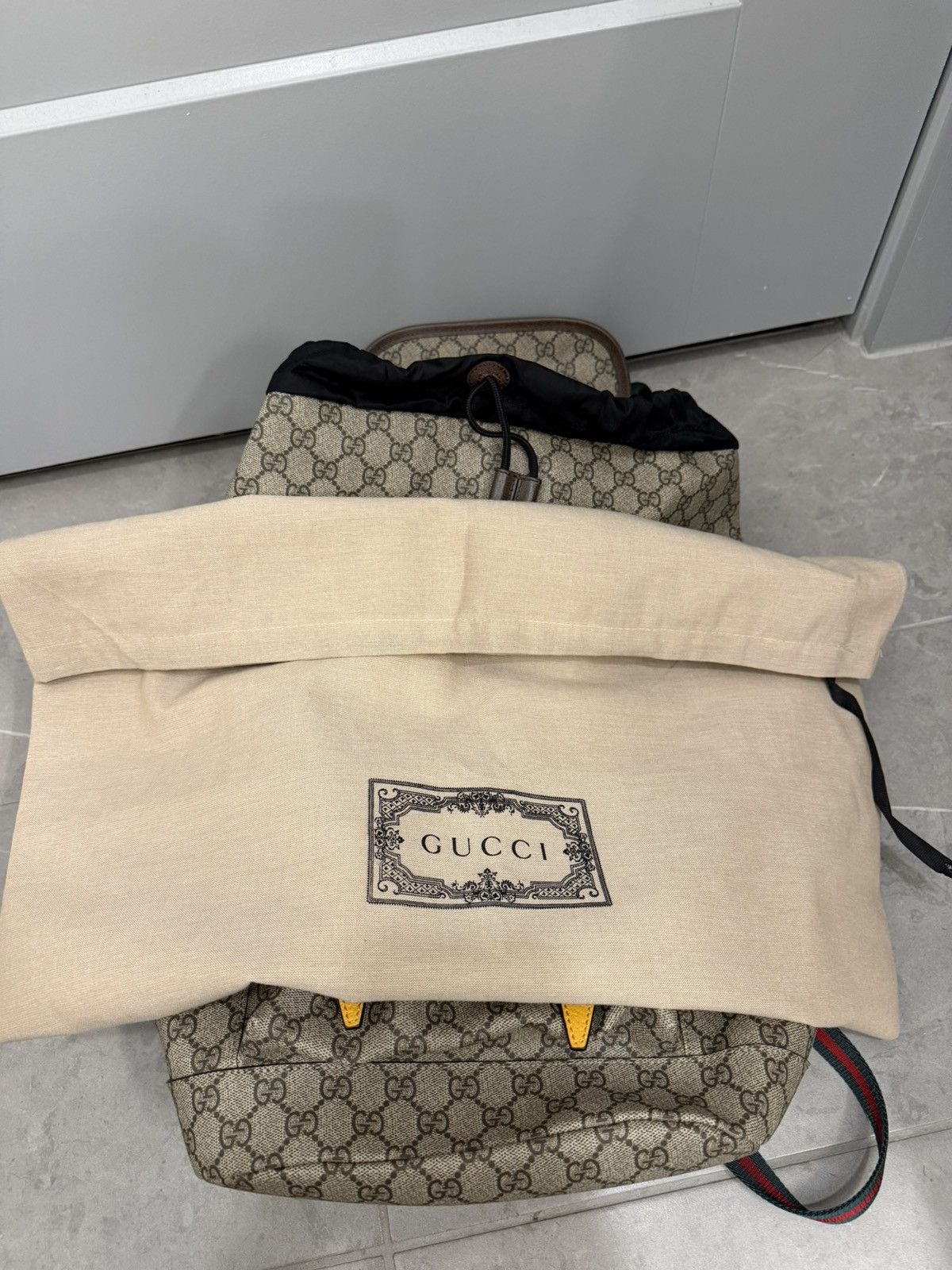 Gucci Gucci GG Supreme Canvas Backpack Size ONE SIZE - 5 Thumbnail