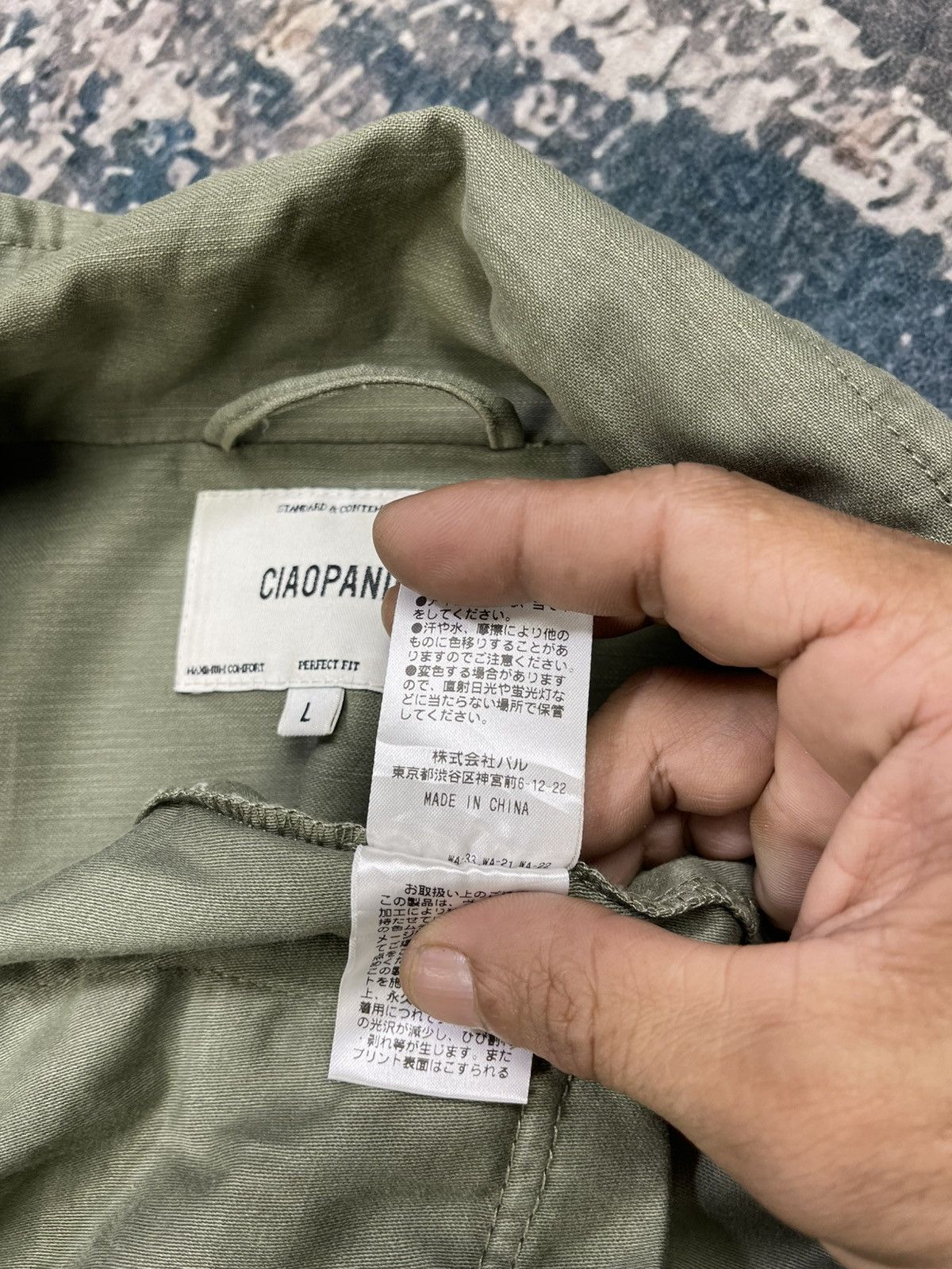 Ciaopanic Ciaopanic Stencil Military Multi Pocket Field Jacket Size US L / EU 52-54 / 3 - 14 Thumbnail