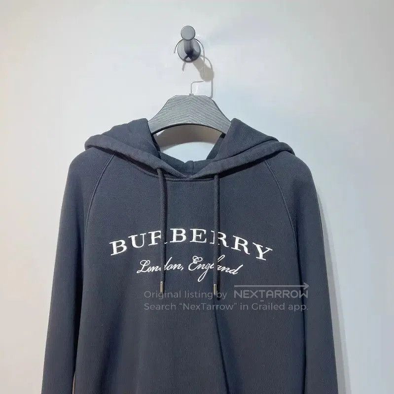 Burberry Burberry Black Cotton Women's Hoodie. Size S / US 4 / IT 40 - 3 Thumbnail