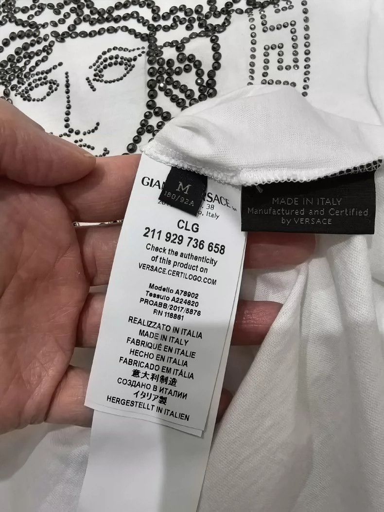 Versace Versace Full diamond half sleeve Size US M / EU 48-50 / 2 - 3 Thumbnail
