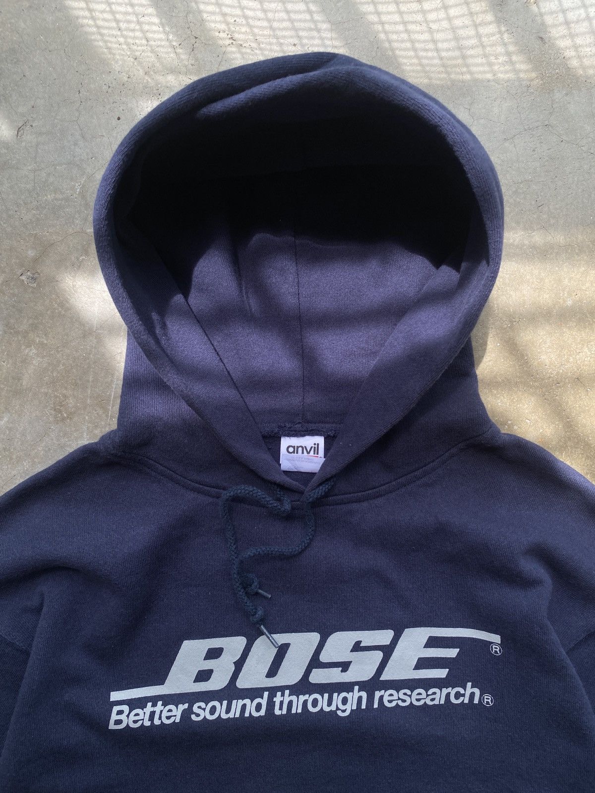 Vintage Vintage 1990s Bose Sound System Pullover Hoodie Size US M / EU 48-50 / 2 - 4 Thumbnail
