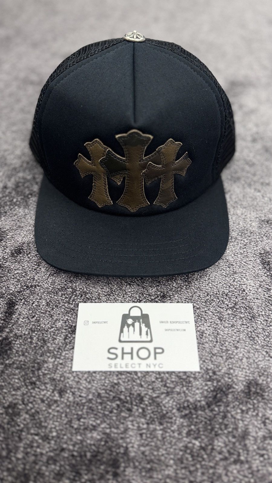 Chrome Hearts BRAND NEW CHROME HEARTS CAMO CEMETERY CROSS 3-PATCH HAT Size ONE SIZE - 2 Thumbnail