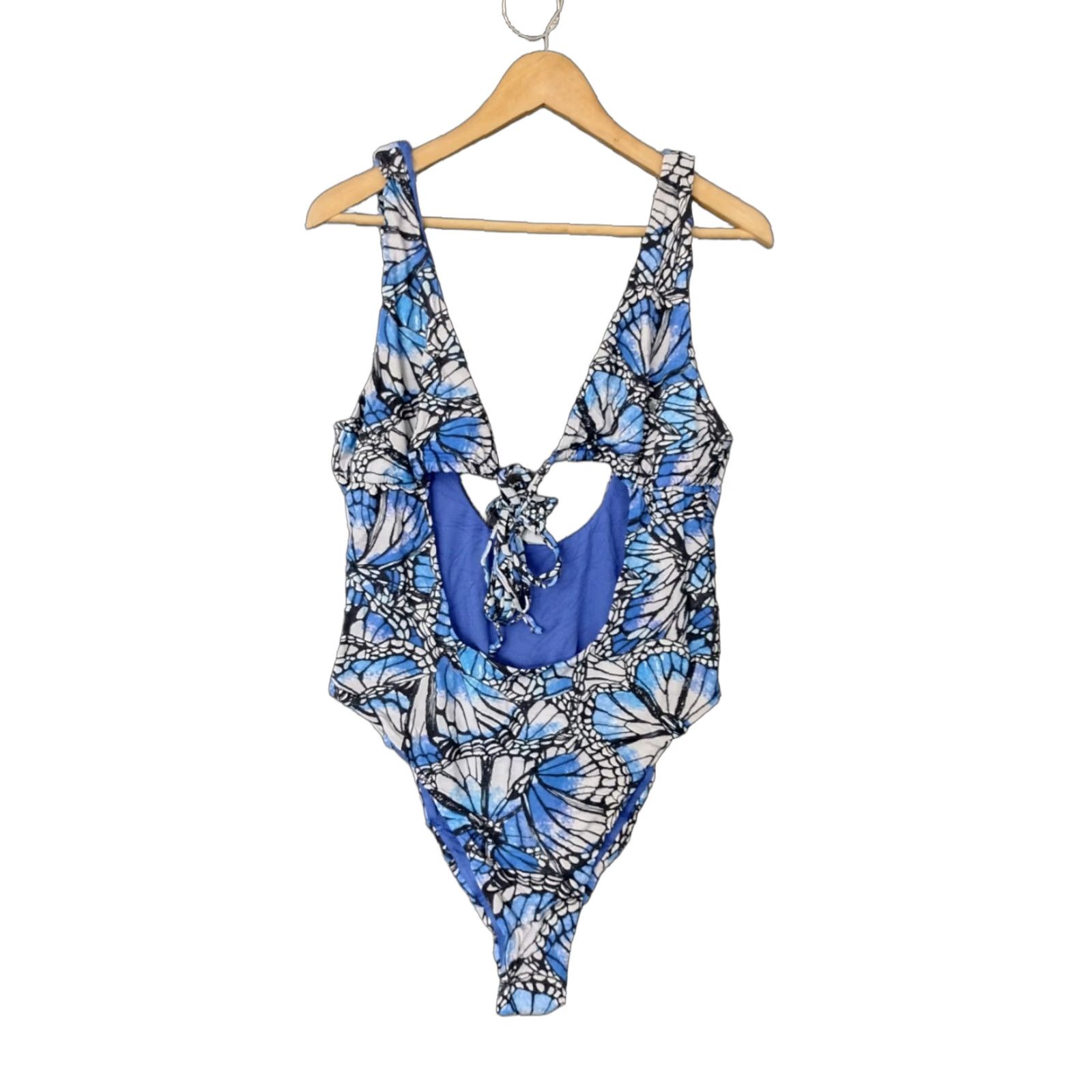 Triangl Toluca Swim One Piece Multicolor XXL Triangle Waist Wrap Open Tummy—Sexy, Nylon Spandex, Plus Size, Beach Theme, Women’s Swimsuit, Toluca, 2XL, VV Size ONE SIZE - 1 Thumbnail
