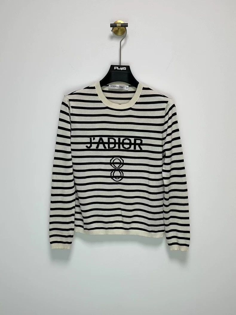 Dior Dior Striped Long Sleeve Top Size US S / EU 44-46 / 1 - 1 Thumbnail