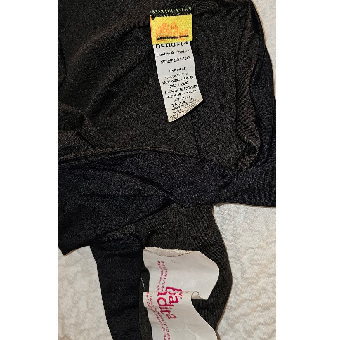 AGUA by Agua Bendita × Free People New Bloom One-Piece Swimsuit $180 X-LARGE Black Size XL / US 12-14 / IT 48-50 - 8 Thumbnail