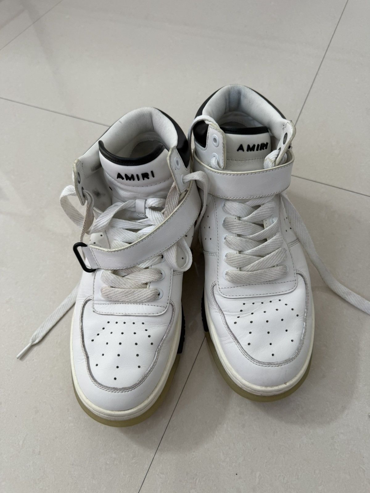 Amiri Amiri Stadium Mid 'White Black' Size US 10 / EU 43 - 1 Thumbnail