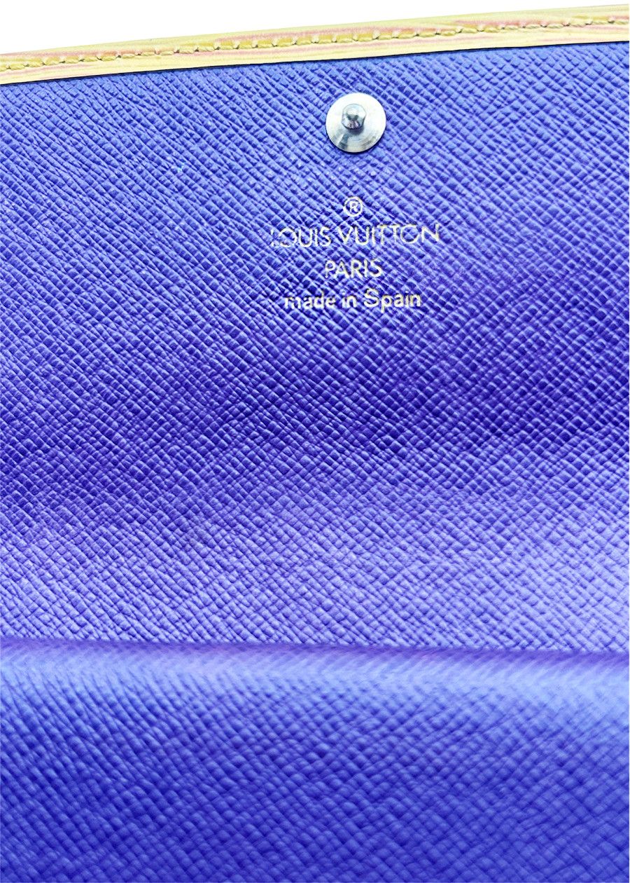 Louis Vuitton Louis Vuitton Yellow Epi Leather Long Wallet Purple Interior Size ONE SIZE - 12 Thumbnail
