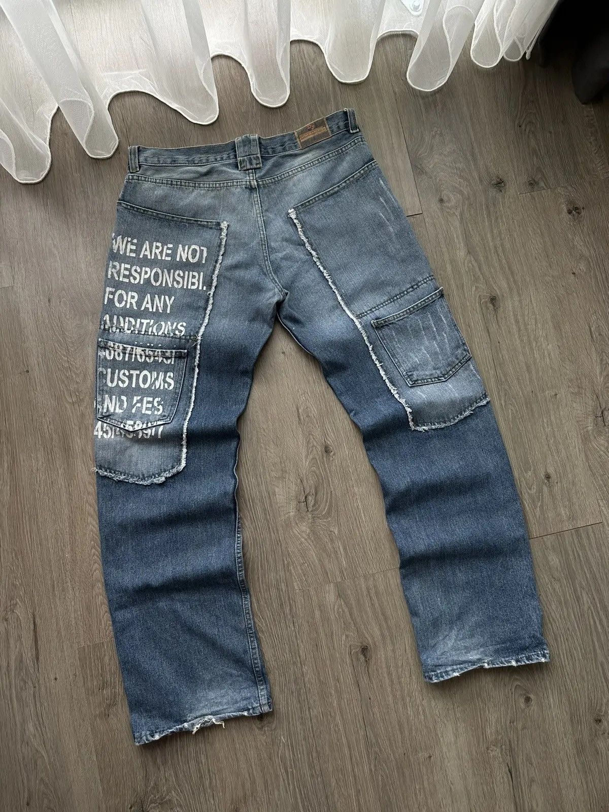 Japanese Brand × Vintage Vintage Japanese DJ Doringo Jeans Wear Denim Pocket Pants Size US 34 / EU 50 - 5 Thumbnail