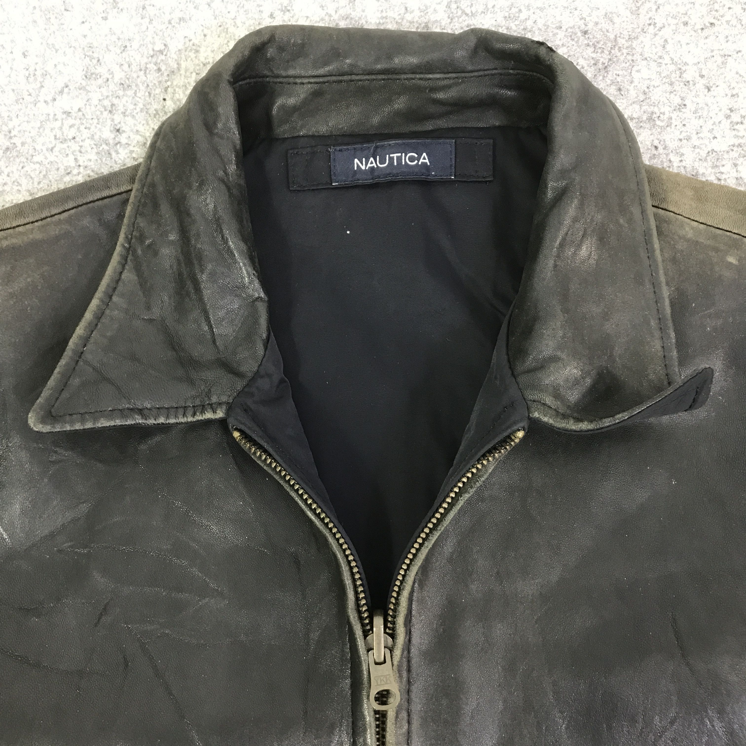 Nautica NAUTICA LEATHER JACKET K115B17 Size US L / EU 52-54 / 3 - 8 Thumbnail