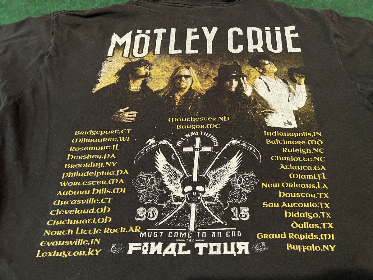 Band Tees × Vintage Motley Crue - The Final Tour Concert T-shirt 2014 Size US XL / EU 56 / 4 - 6 Thumbnail