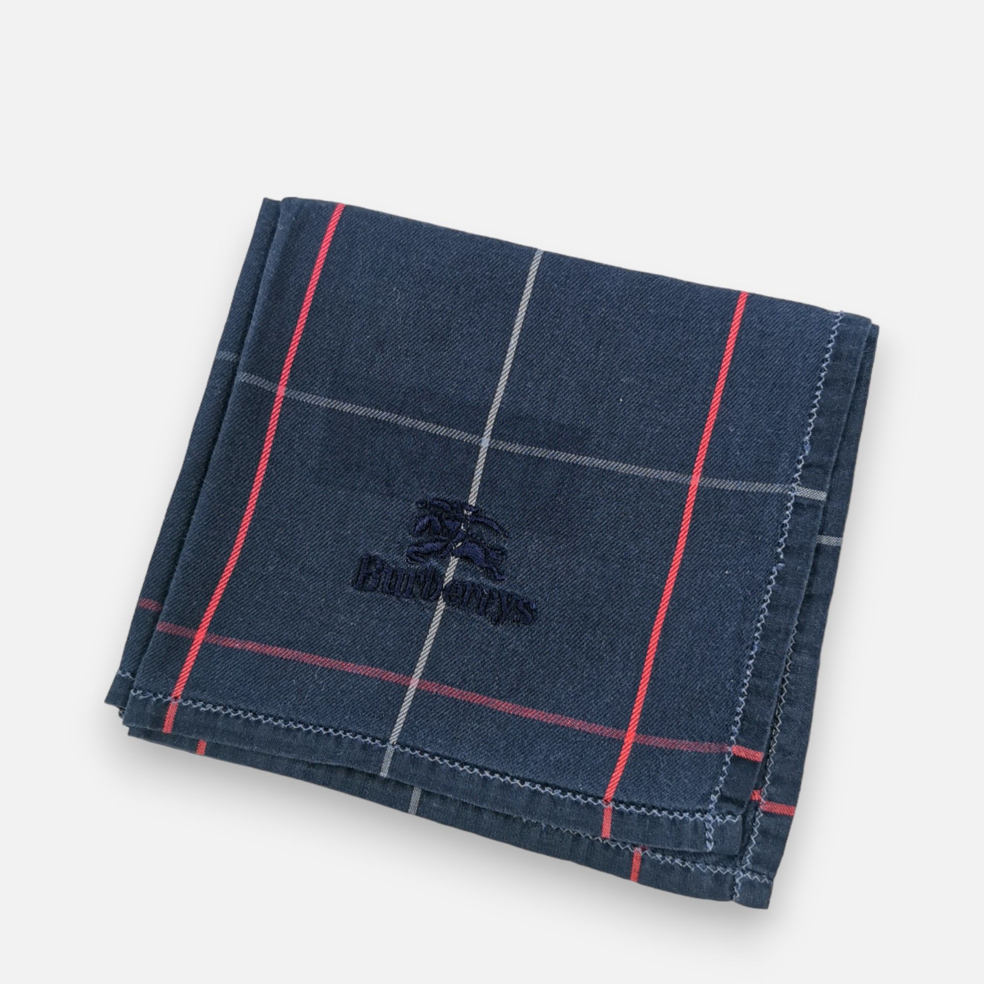 Burberry Vintage Burberry Handkerchief Pocket Square Bandana Size ONE SIZE - 2 Thumbnail