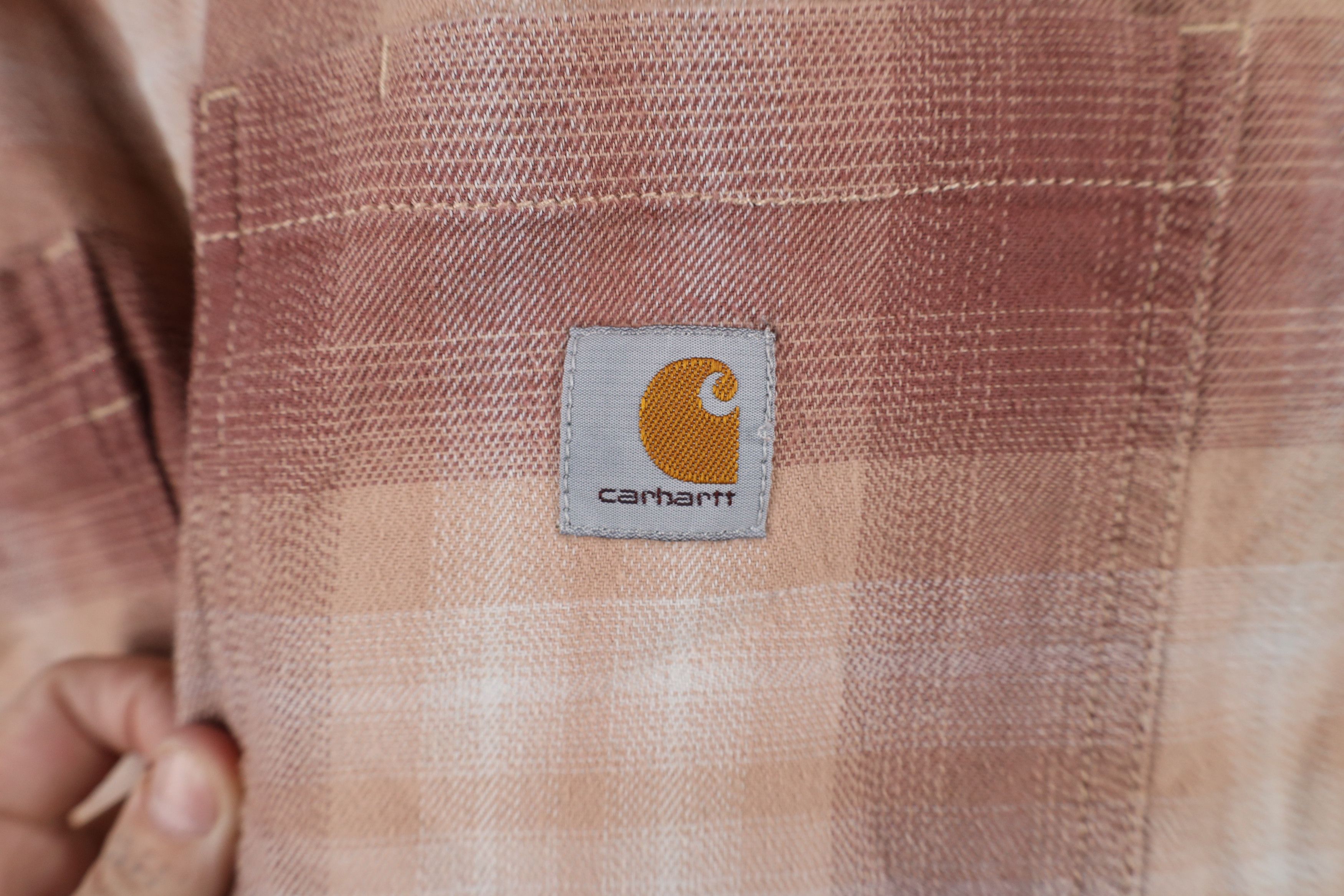 Carhartt × Vintage Vintage Carhartt Rugged Flex Flannel Collared Button Shirt Size XXL / US 16-18 / IT 52-54 - 4 Thumbnail