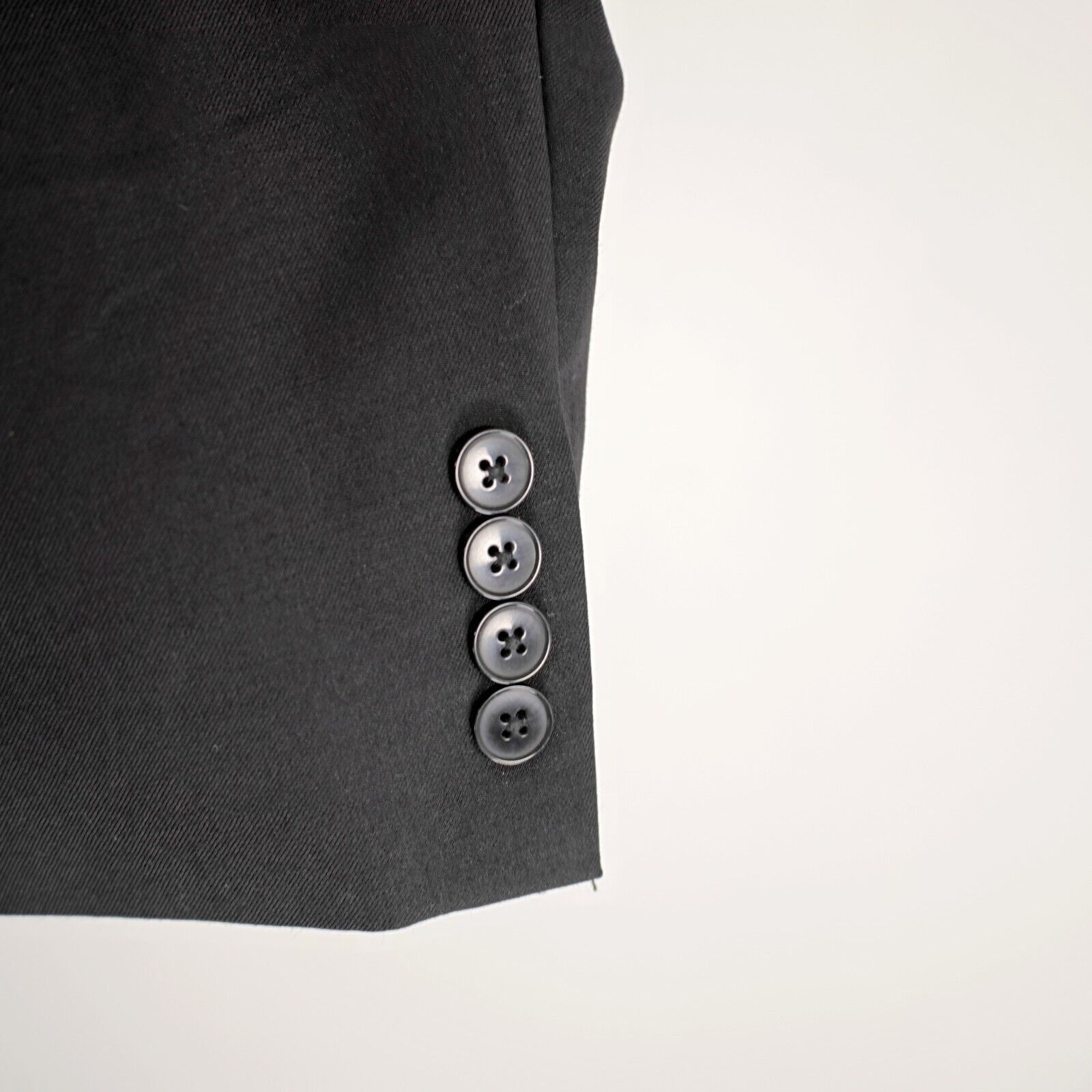 Calvin Klein Calvin Klein Wool Black 2 Button Blazer 46L Or Slim Fit 48L Size 46L - 4 Thumbnail