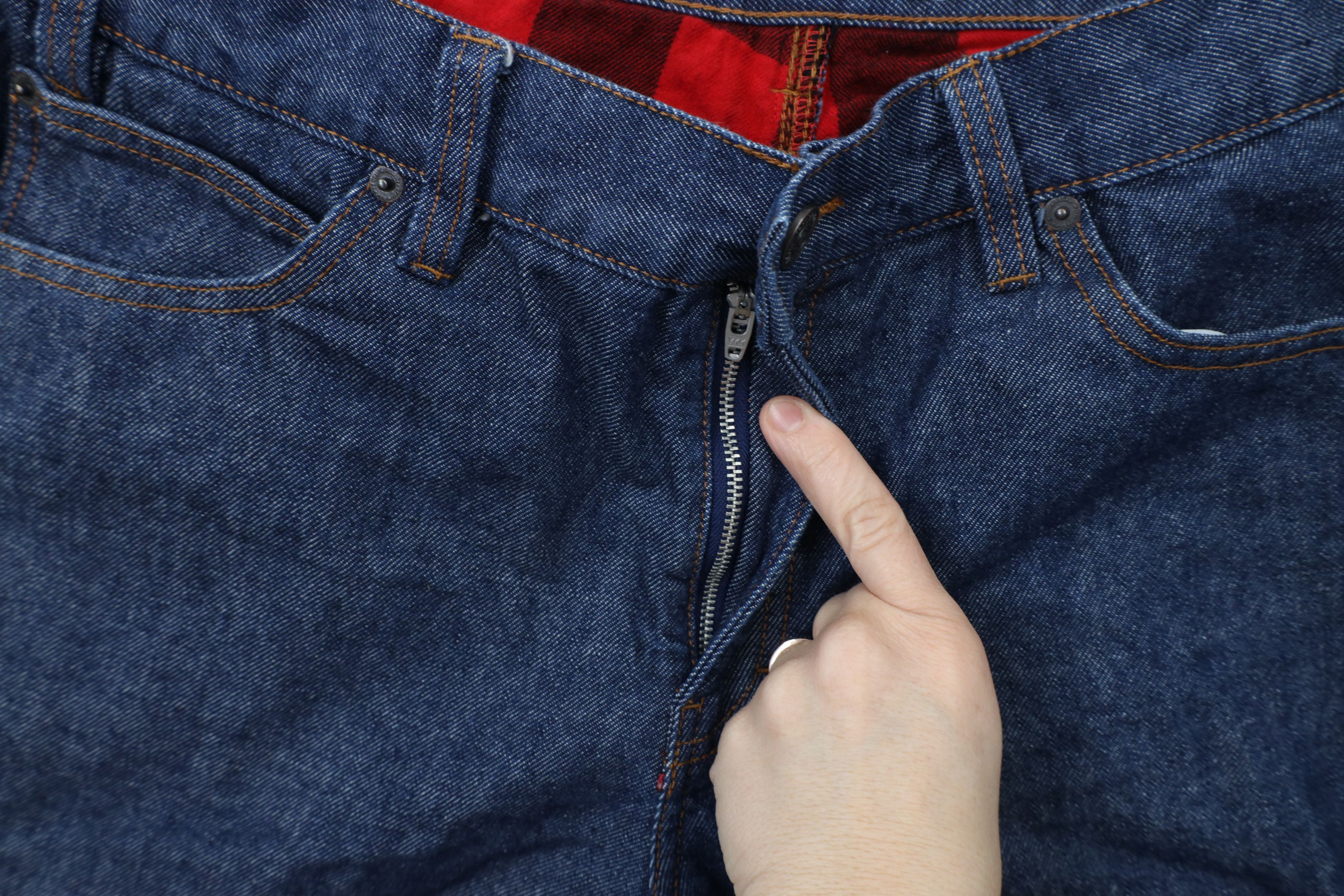 Vintage Vintage Streetwear Fit Flannel Lined Denim Jeans Blue Cotton Size US 36 / EU 52 - 6 Thumbnail