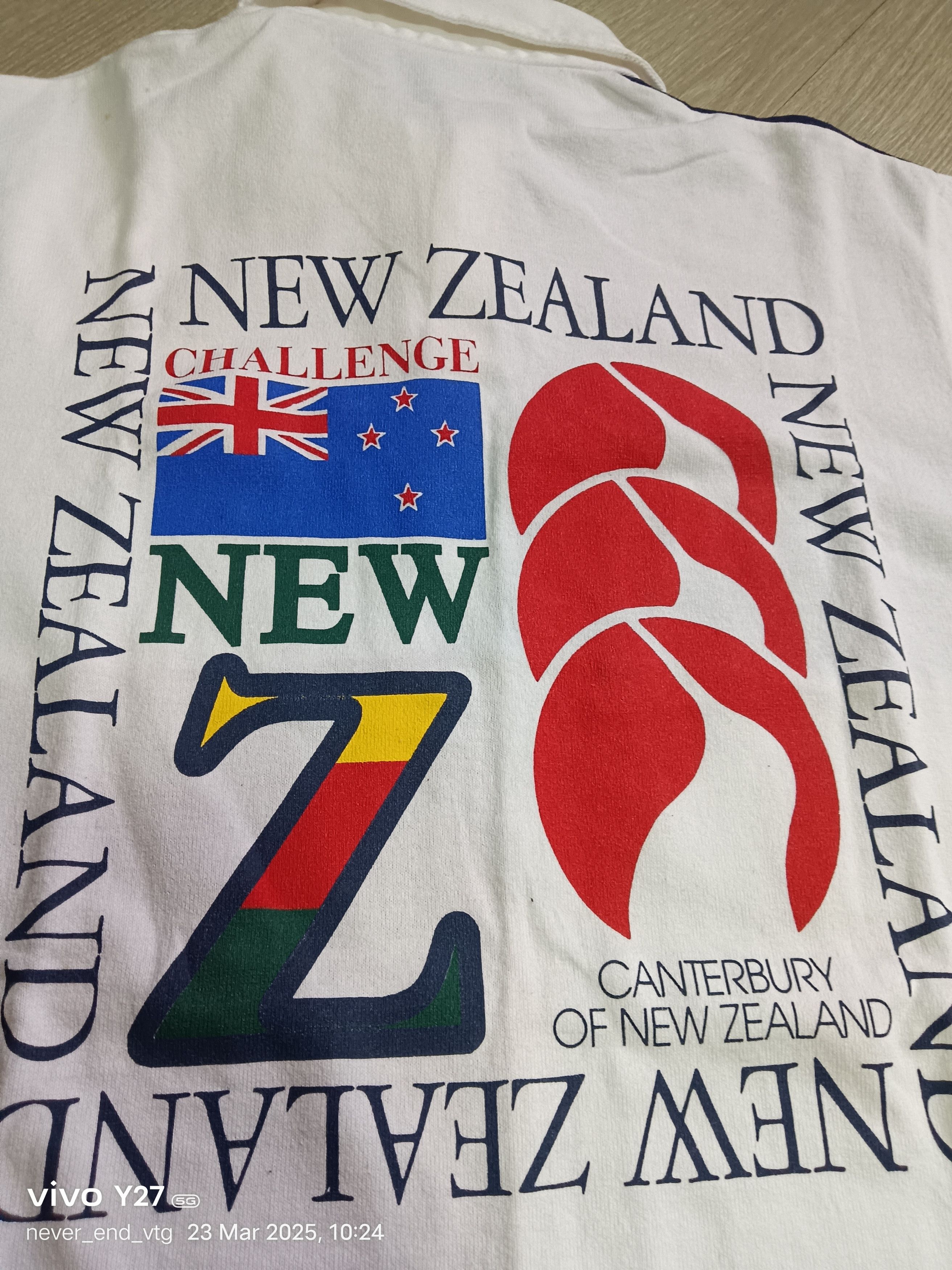 All Blacks × Canterbury of New Zealand × Vintage CENTERBURY POLO Size US L / EU 52-54 / 3 - 4 Thumbnail