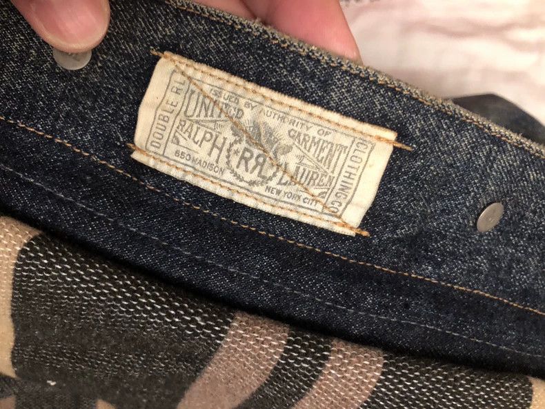 RRL Ralph Lauren RRL Ralph Lauren Old Bear Denim Jacket Size US XS / EU 42 / 0 - 6 Thumbnail