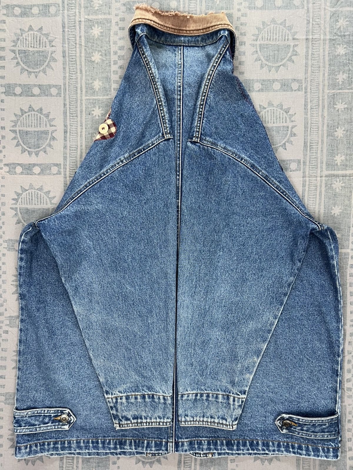 Vintage Haik’s Dirty Distressed Denim Chore Jacket Size XL / US 12-14 / IT 48-50 - 6 Thumbnail