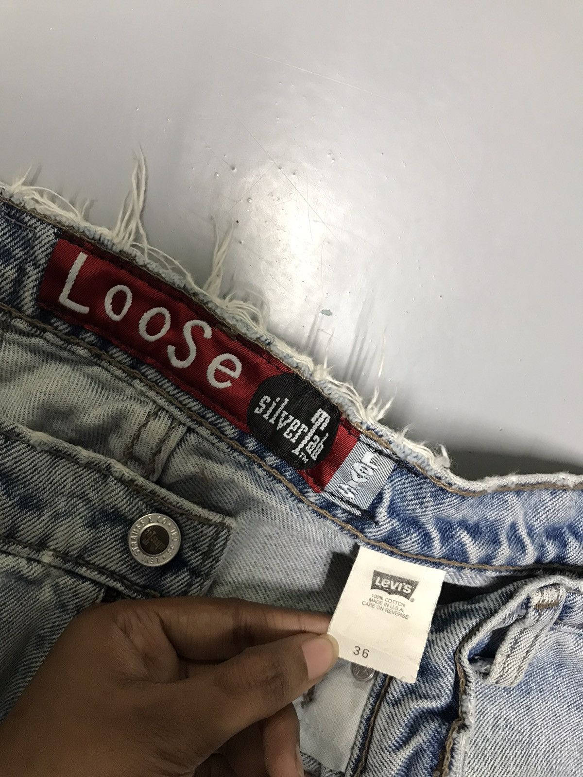 Levi's Vintage Levi’s silver tab jort Size US 34 / EU 50 - 6 Thumbnail
