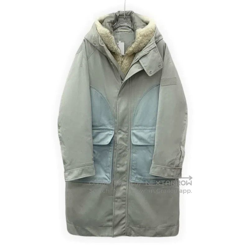 Dior Dior Gray textured twill technology fabric detachable hood Size US S / EU 44-46 / 1 - 1 Thumbnail