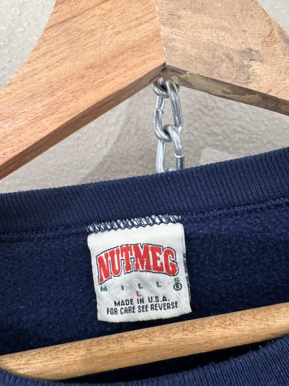 Vintage 1990s NOTRE DAME SWEATSHIRT / PAINTERS, MADE IN USA Size US L / EU 52-54 / 3 - 3 Thumbnail
